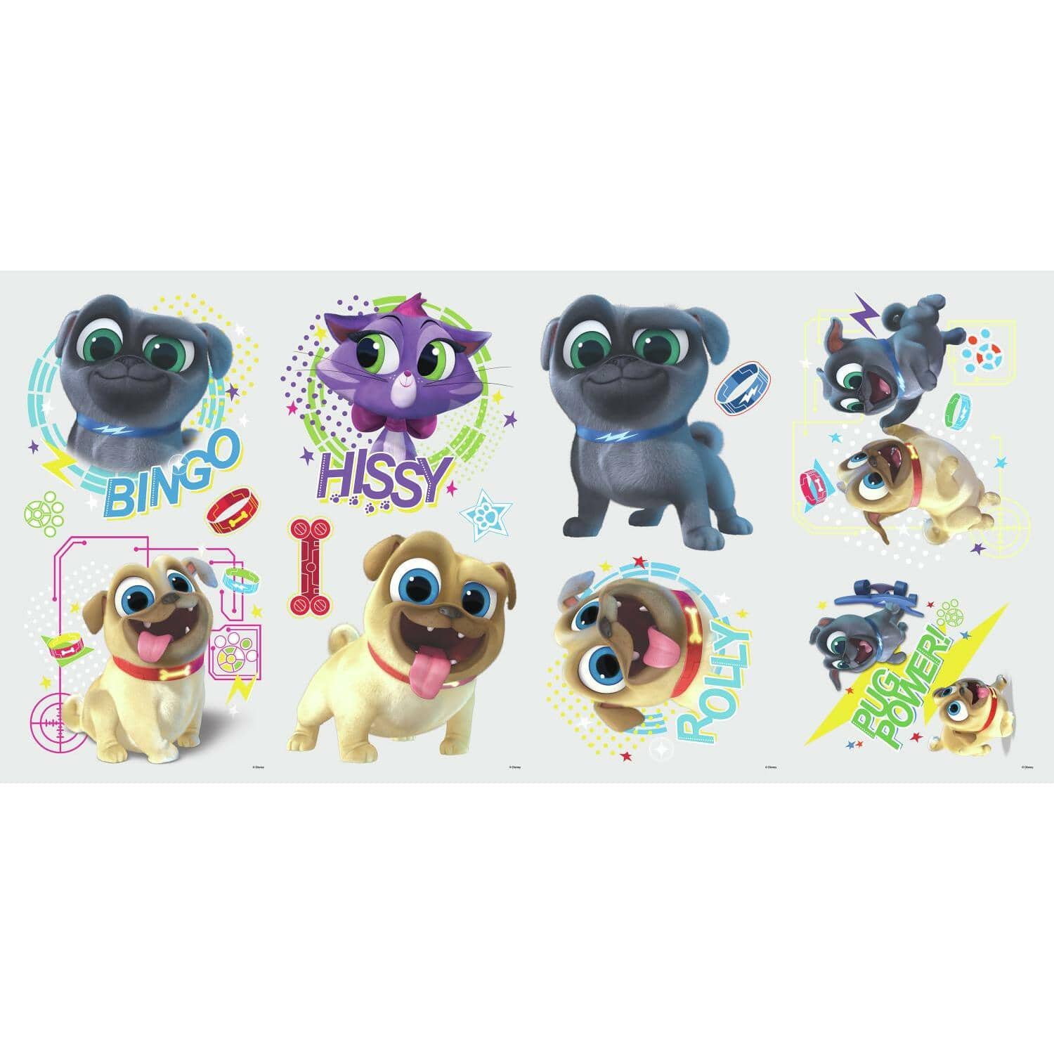 RoomMates Puppy Dog Pals Peel &#x26; Stick Wall Decals