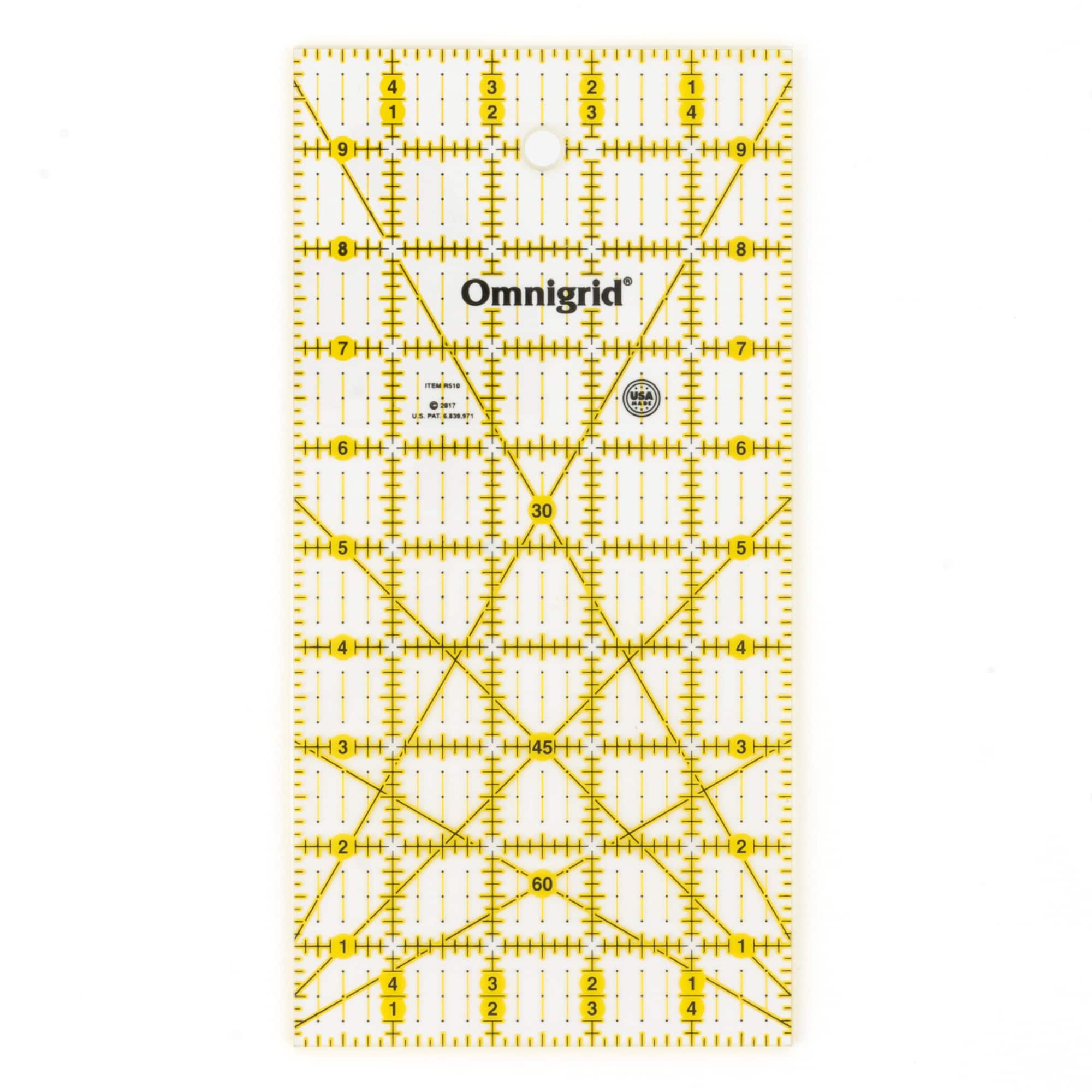 Omnigrid® 5" x 10" Rectangle Quilting & Sewing Ruler