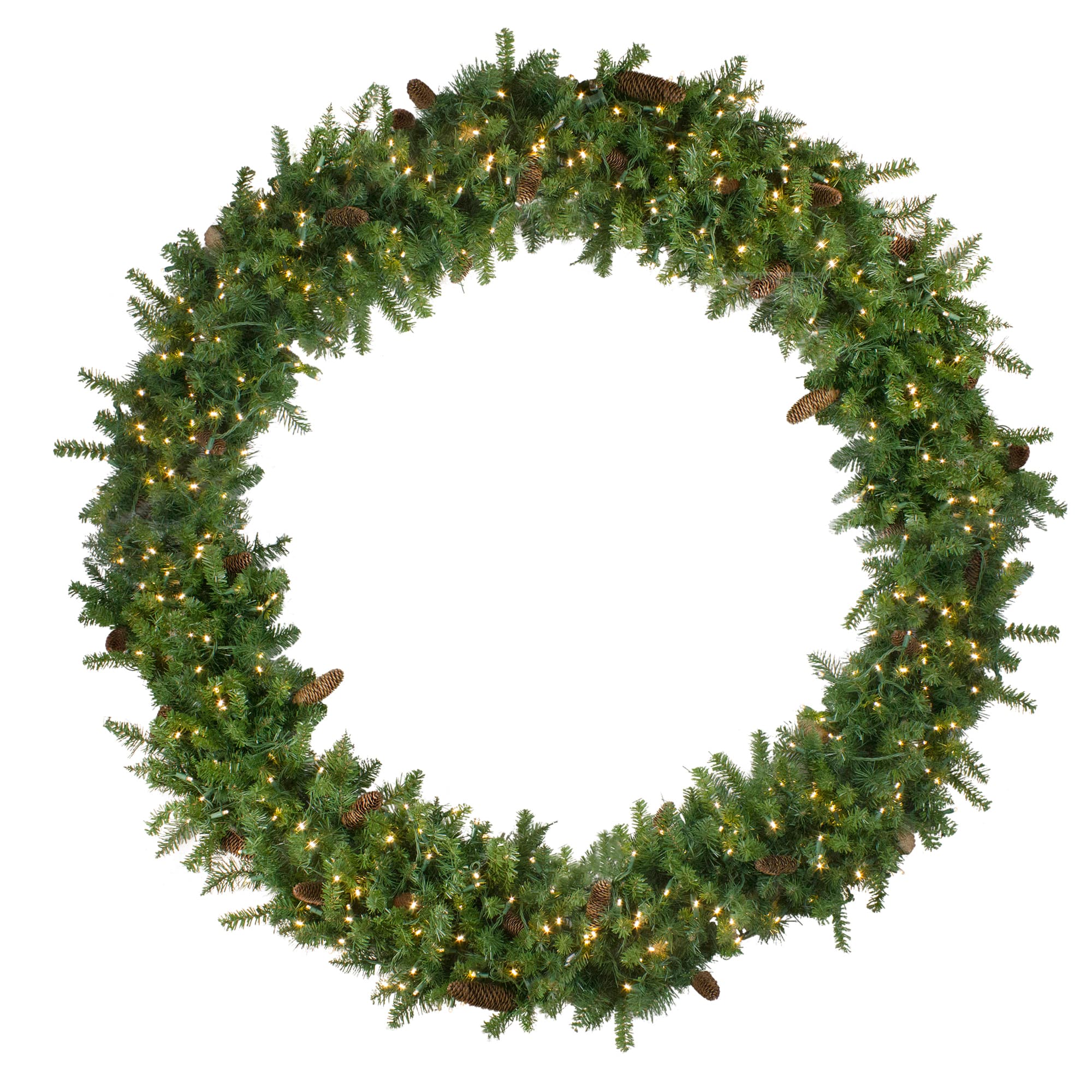6ft. LED Dakota Pine Artificial Christmas Wreath