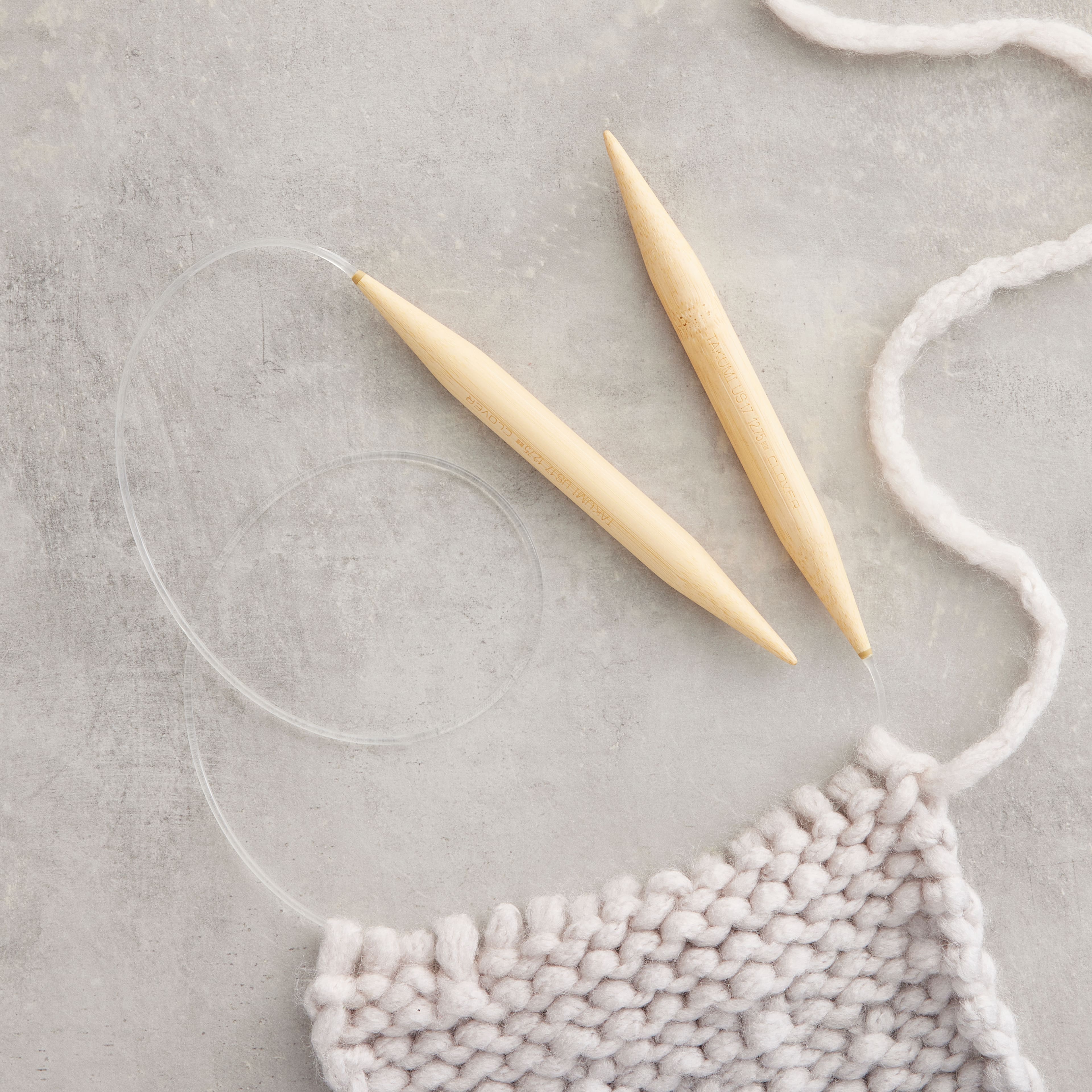 Clover Takumi® Bamboo Circular Knitting Needles, 36"