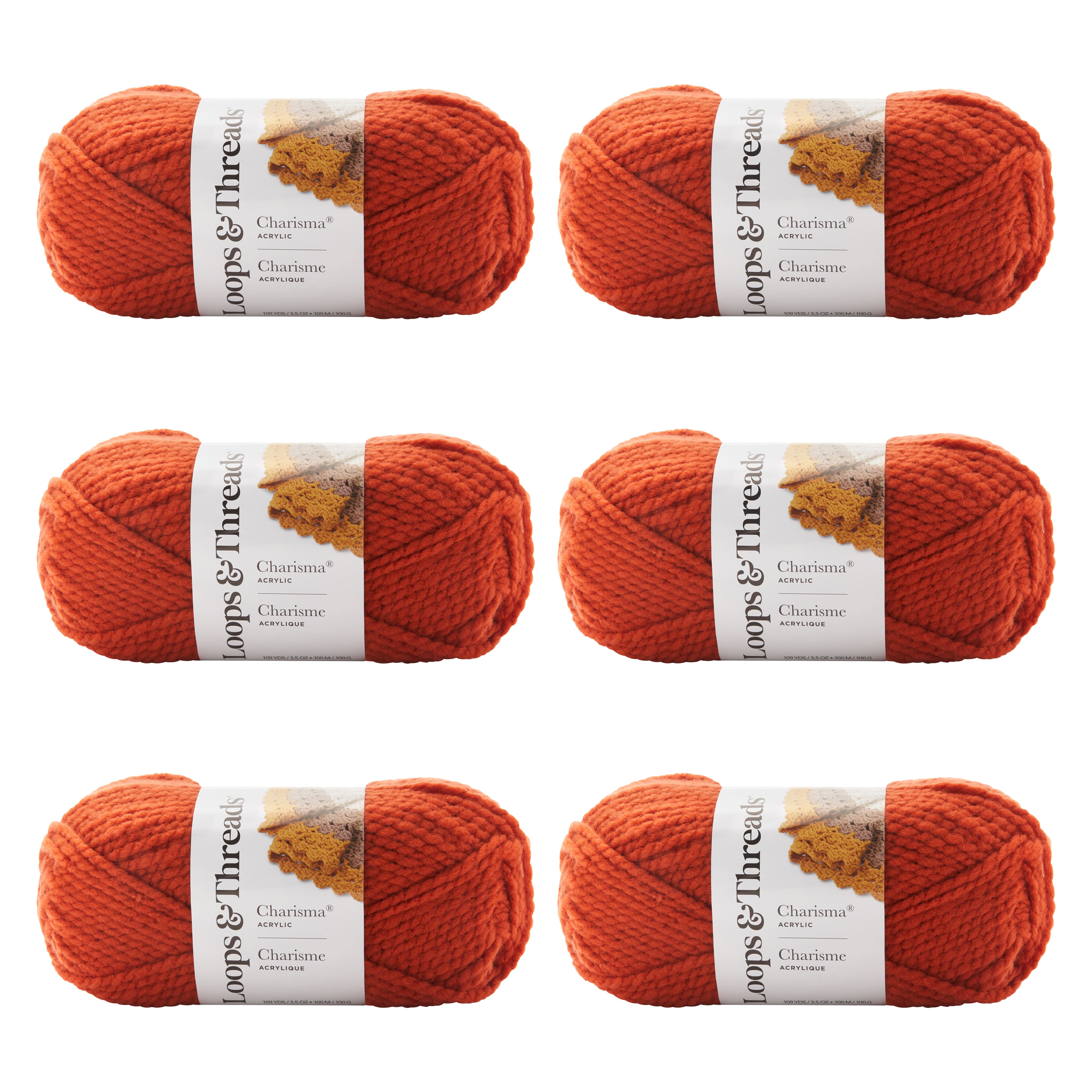 6 Pack: Charisma&#xAE; Yarn by Loops &#x26; Threads&#xAE;
