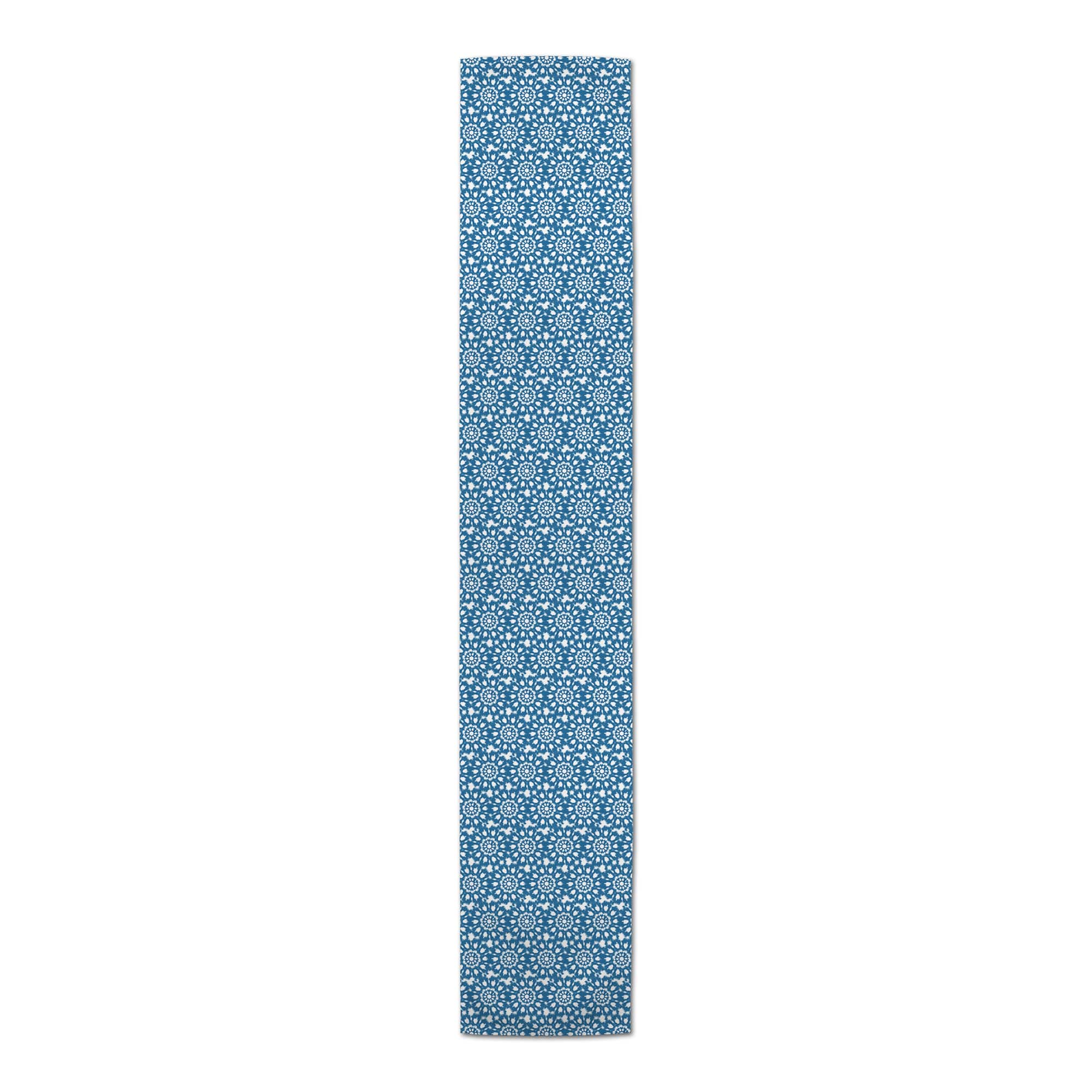 Blue Shibori Table Runner