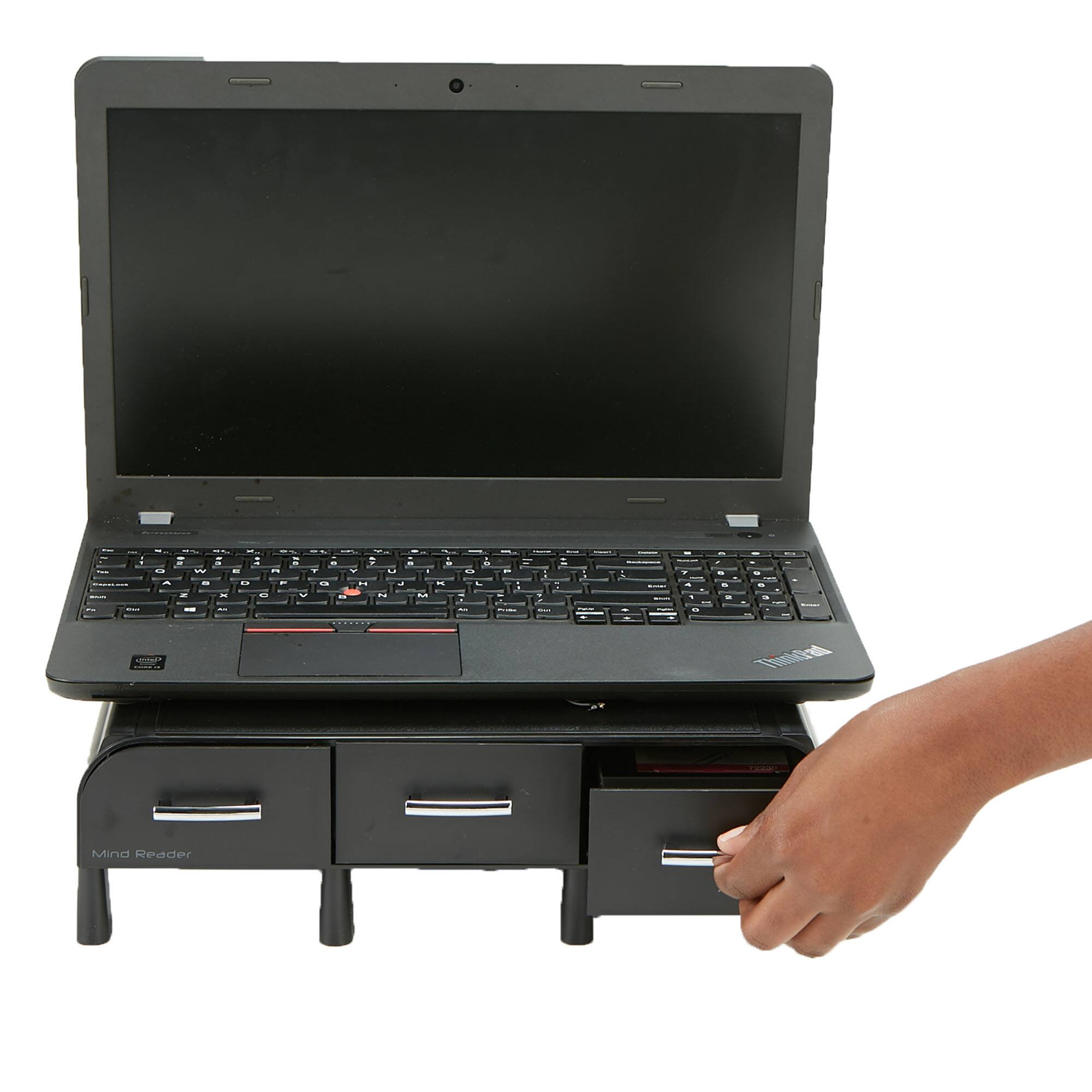 Mind Reader Laptop &#x26; Monitor Stand Organizer