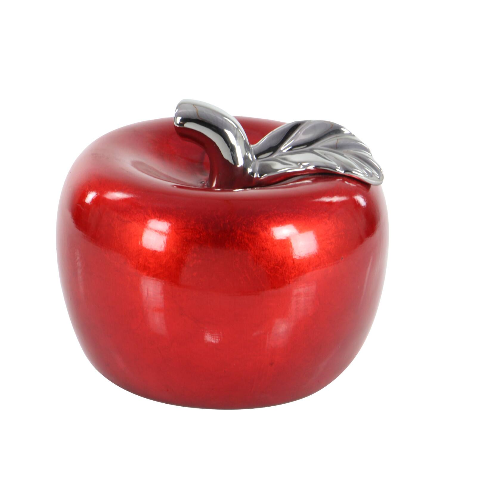 11" Red Dolomite Glam Decorative Apple By Ivory And Iris | Michaels®