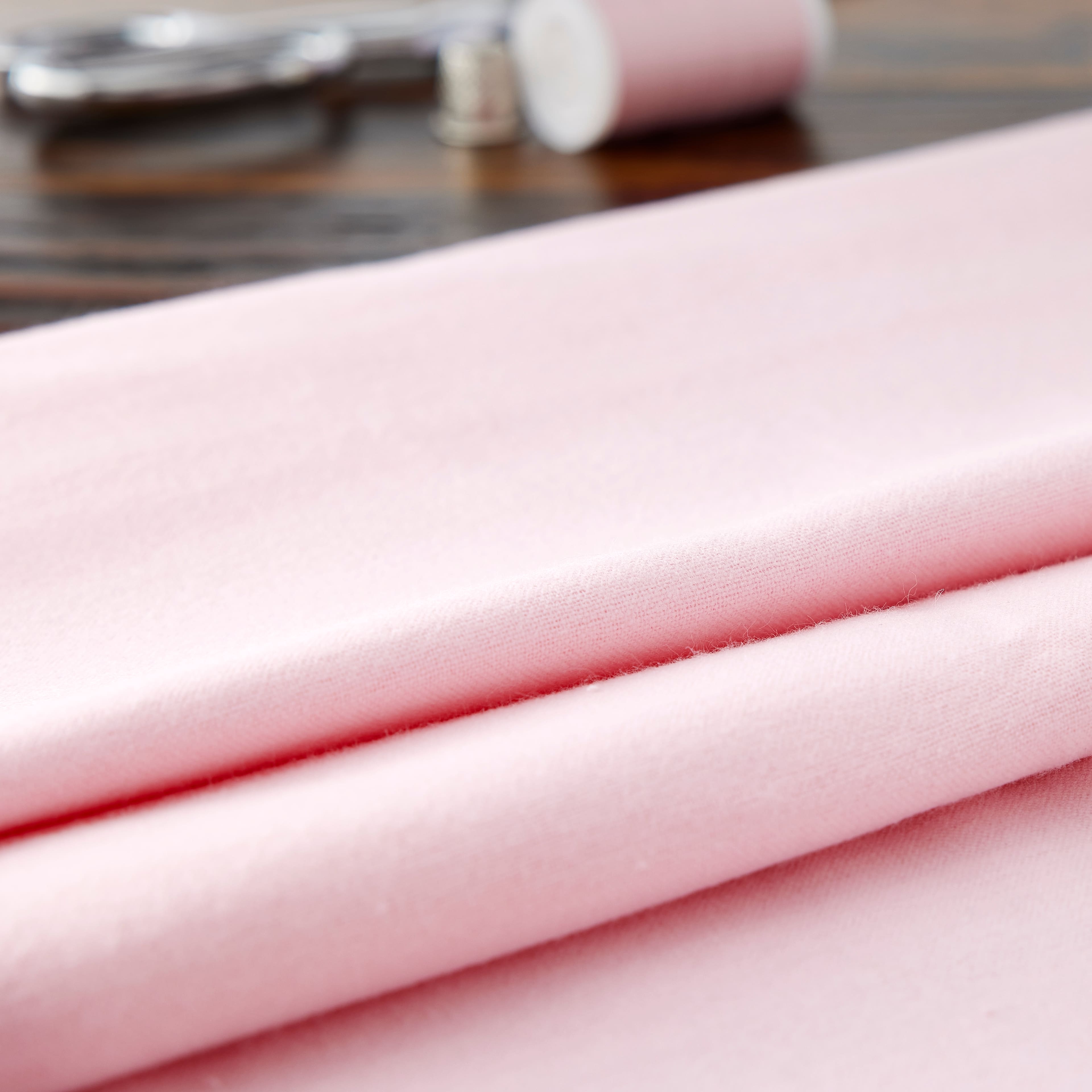 Light Pink Flannel Fabric