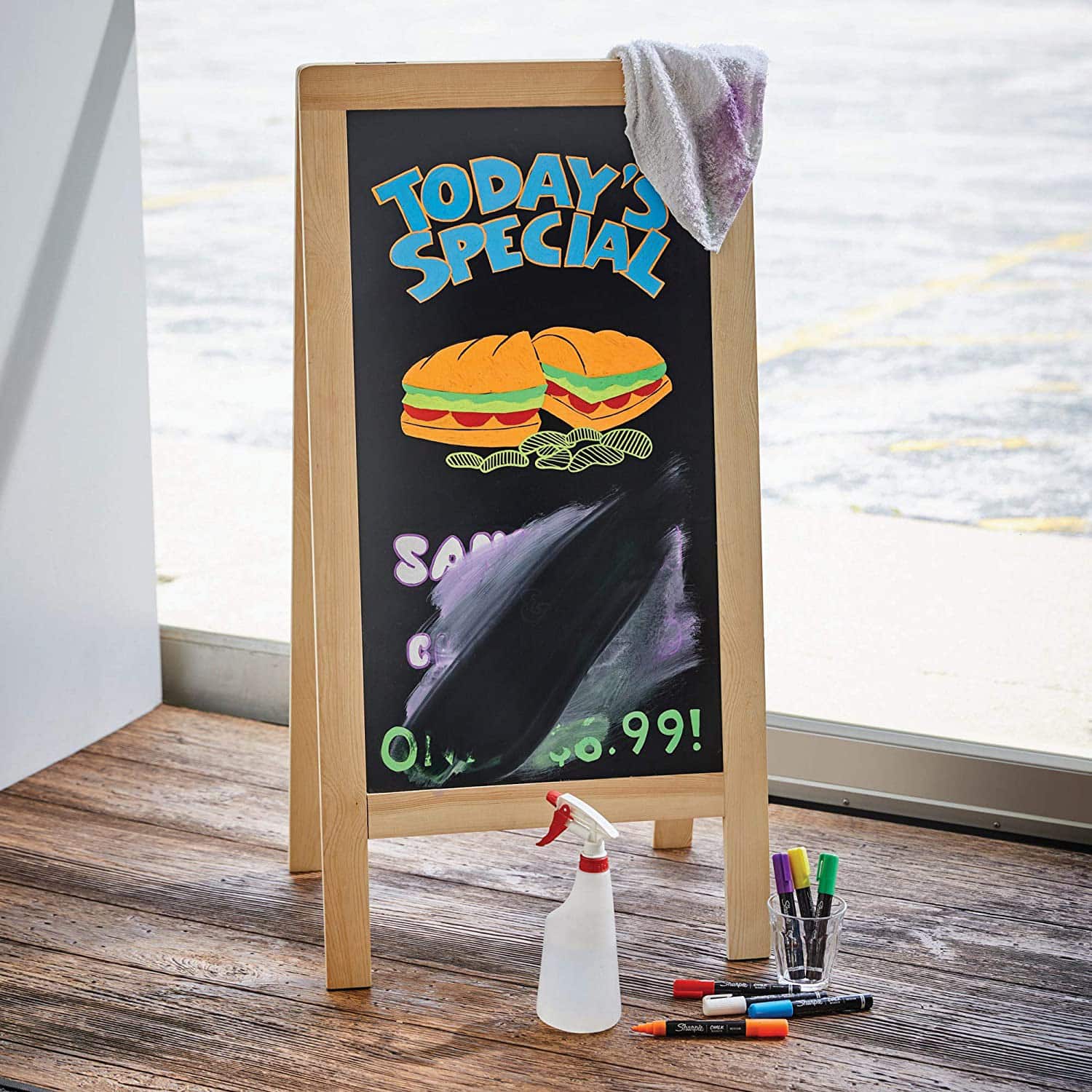 8 Packs: 3 ct. (24 total) Sharpie® Secondary Medium Point Wet Erase Chalk Markers