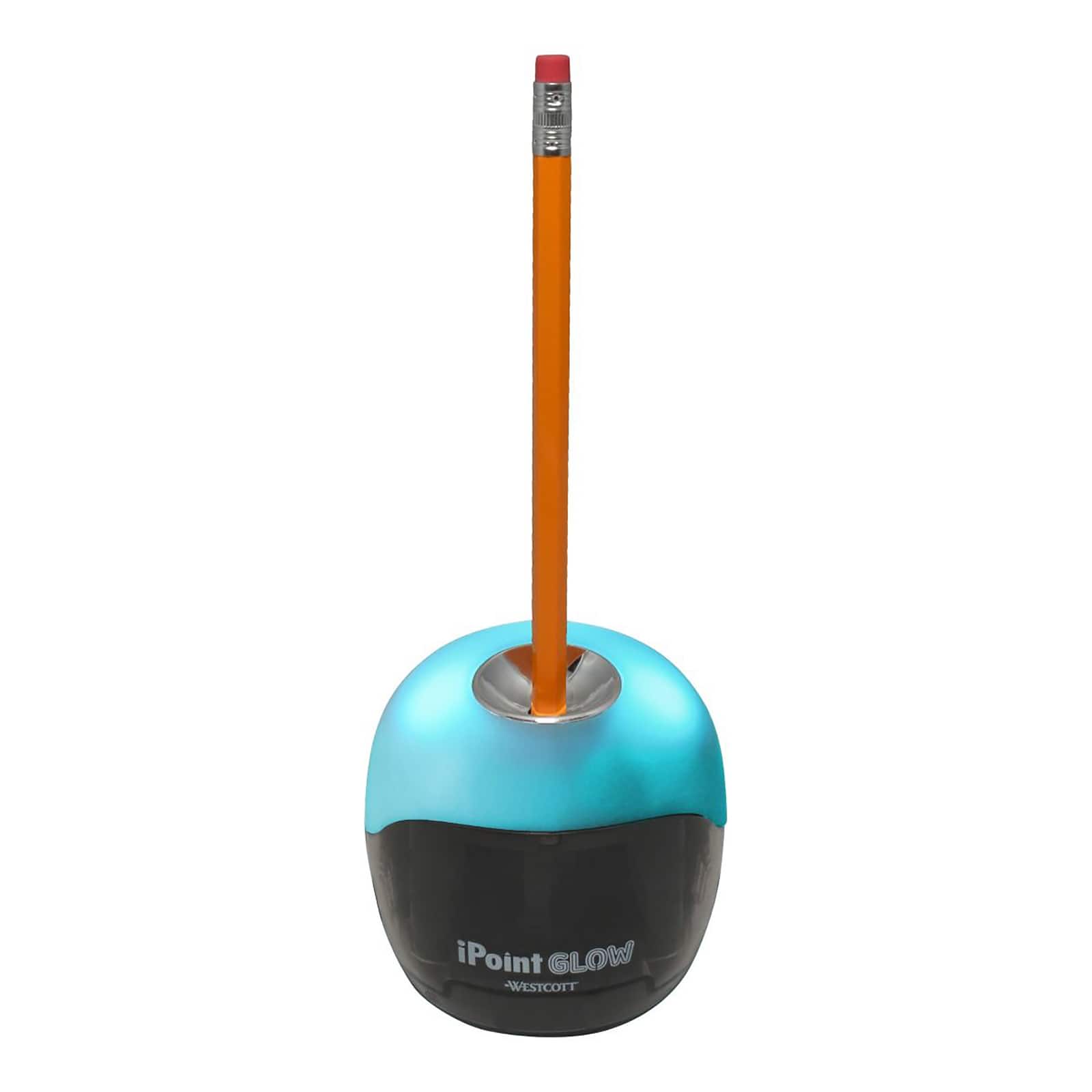 Westcott® iPoint® Glow Color Changing Battery Pencil Sharpener