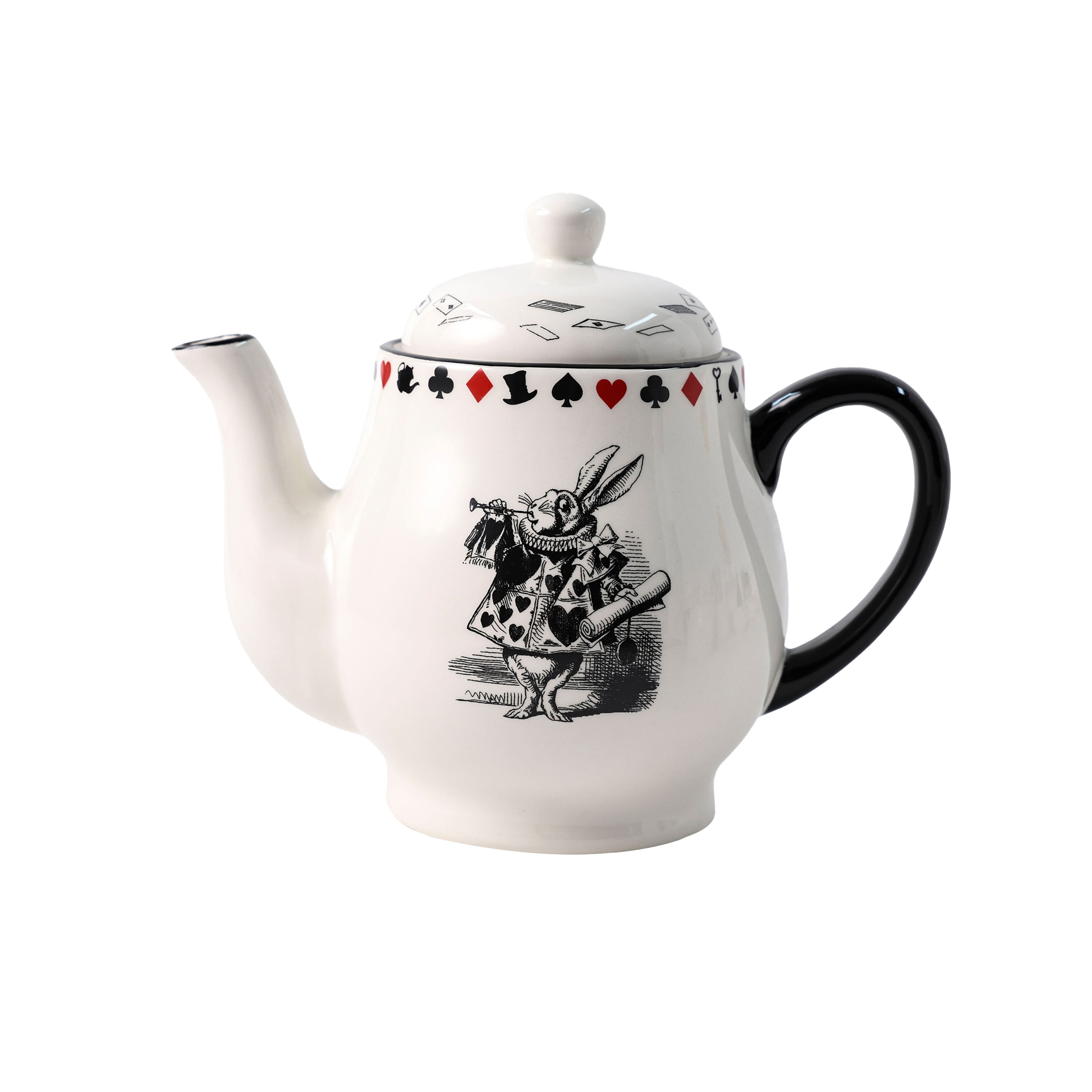 36oz. White Rabbit Ceramic Tea Pot by Ashland®