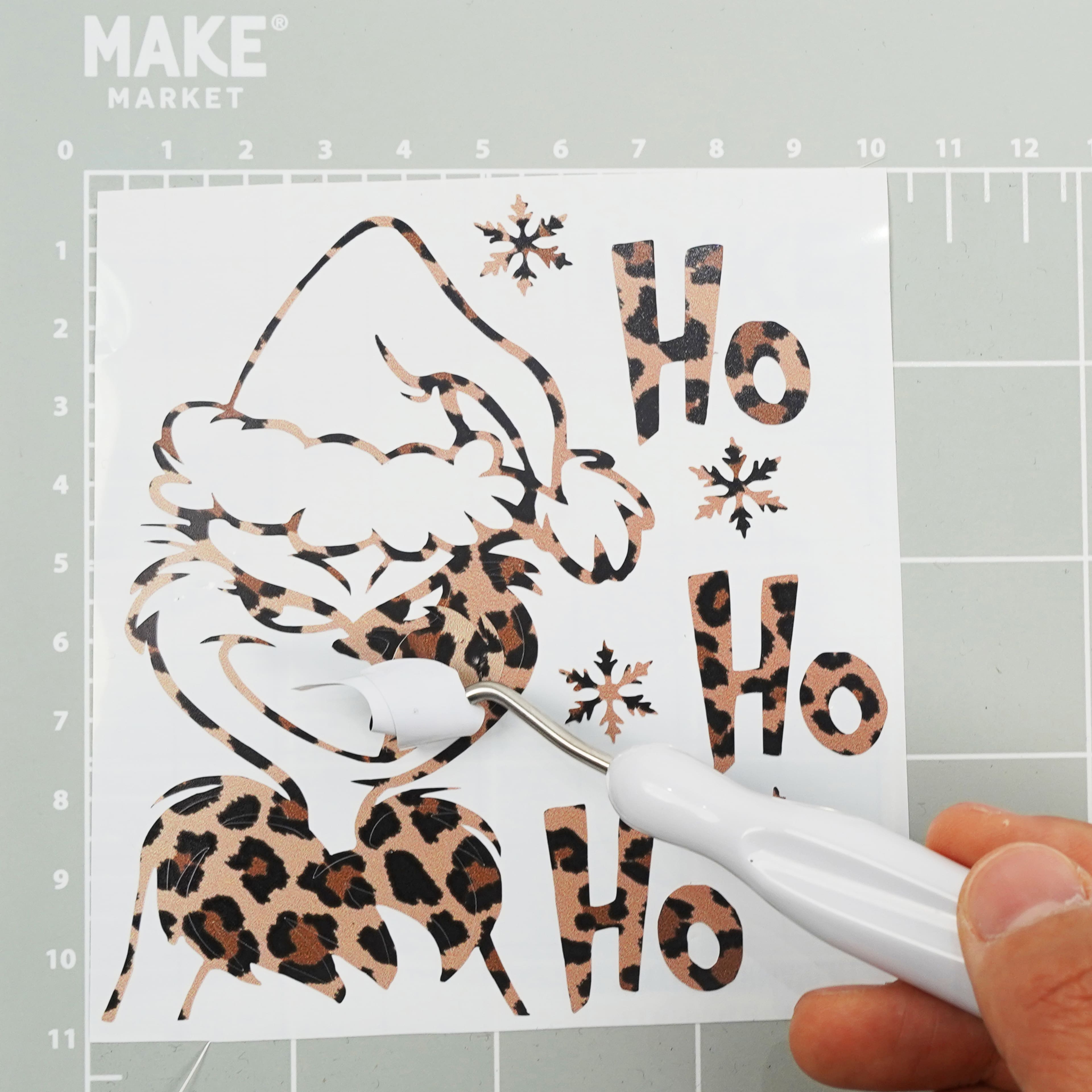 12 Pack: Leopard Pattern Permanent Vinyl by Make Market®