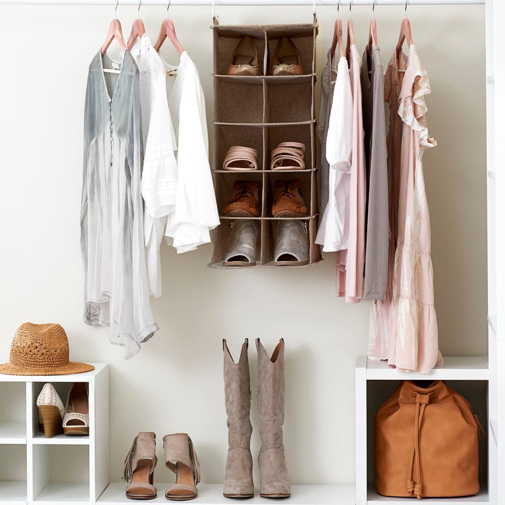 Household Essentials 10-Pocket Hanging Shoe Organizer