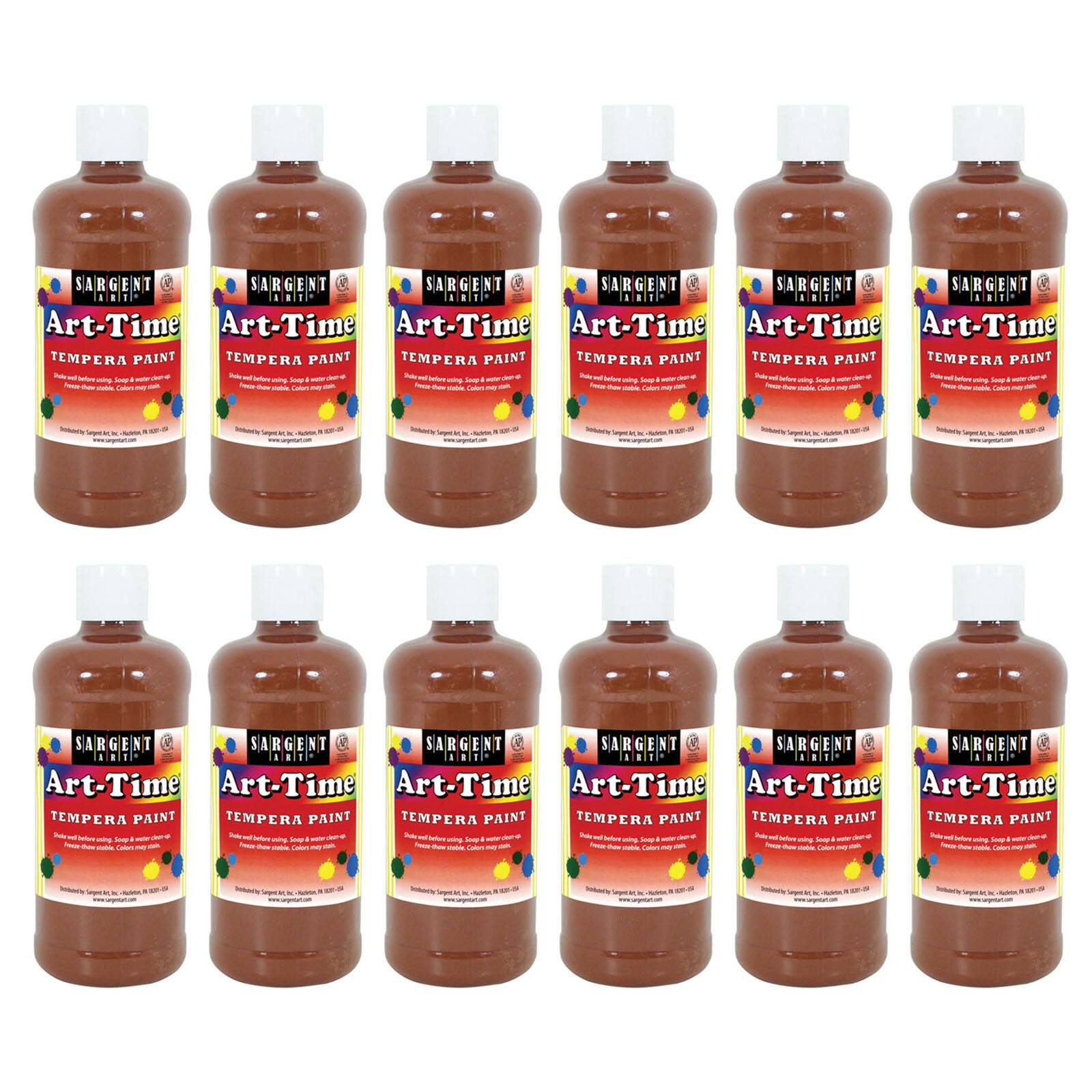 Sargent Art&#xAE; Art-Time&#xAE; 12 Piece Tempera Paint, 16oz.