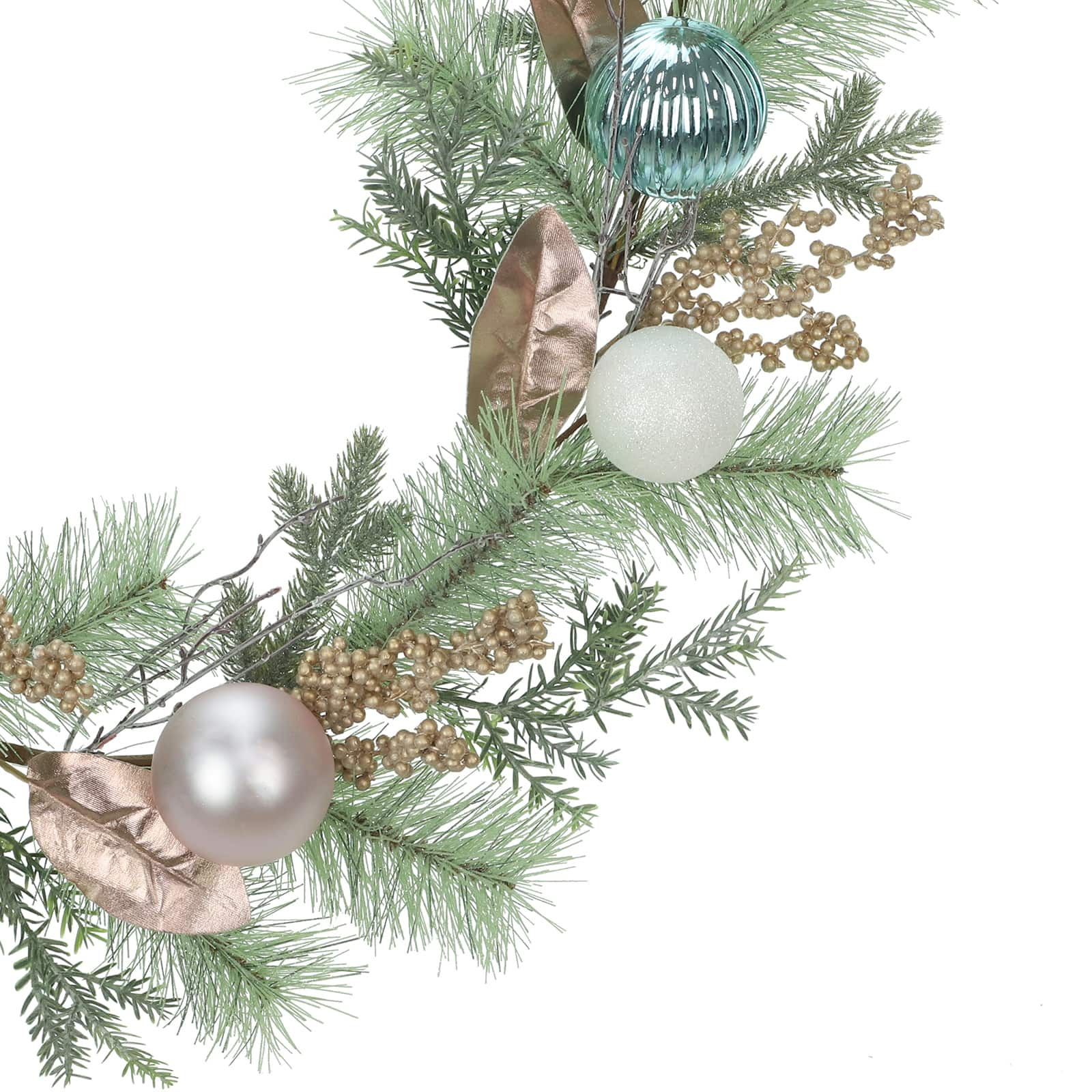 6ft. Pine, Champagne Berry &#x26; Ornament Garland by Ashland&#xAE;