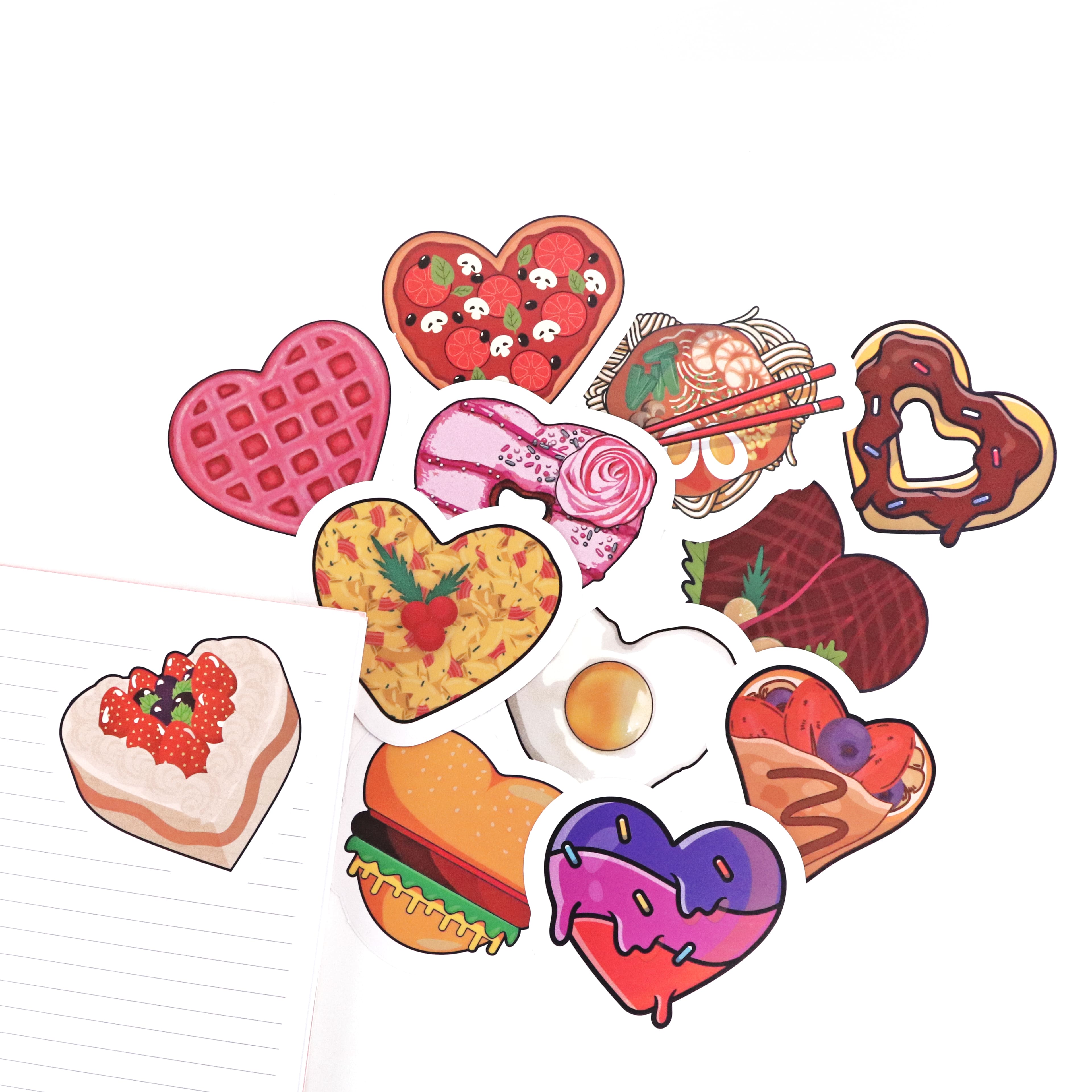 Heart Food Vinyl Die Cut Stickers by Recollections&#x2122;