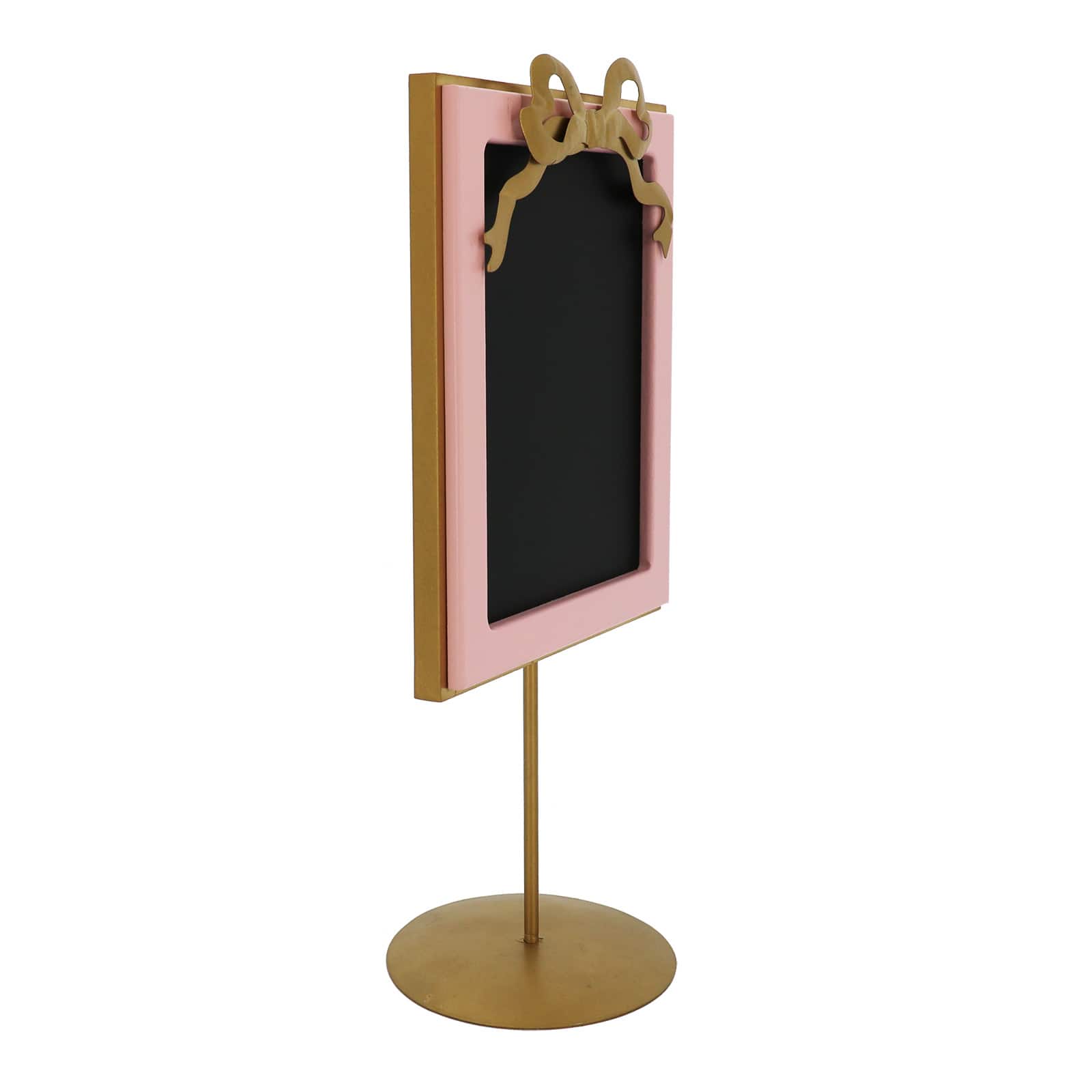 12&#x22; Pink &#x26; Gold Tabletop Chalkboard D&#xE9;cor by Ashland&#xAE;