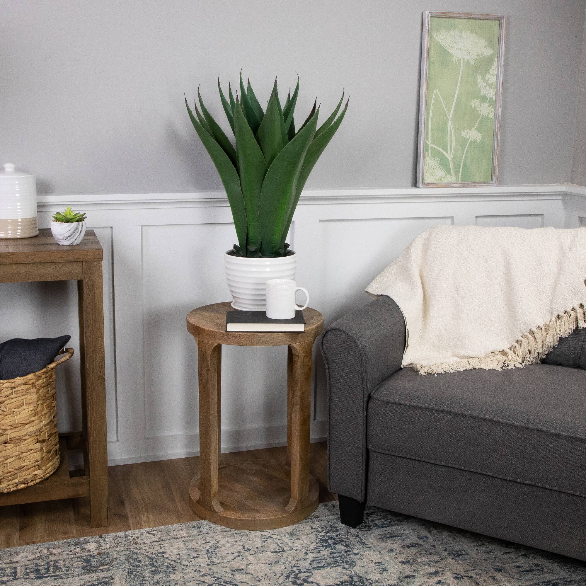 2ft. Potted Green Agave Americana Artificial Succulent Plant