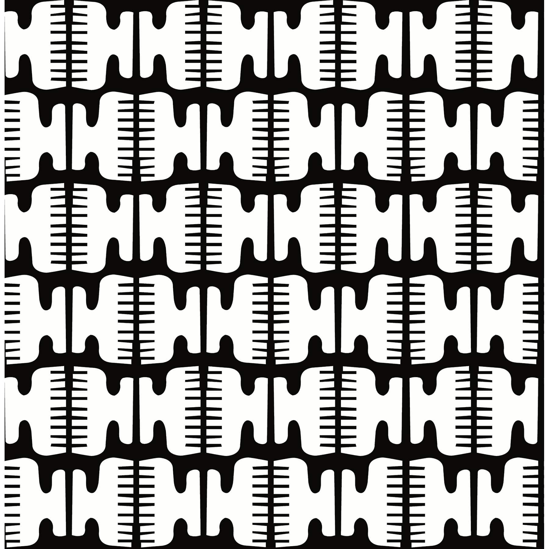NuWallpaper Black Pepper Paperie Shift Peel &#x26; Stick Wallpaper