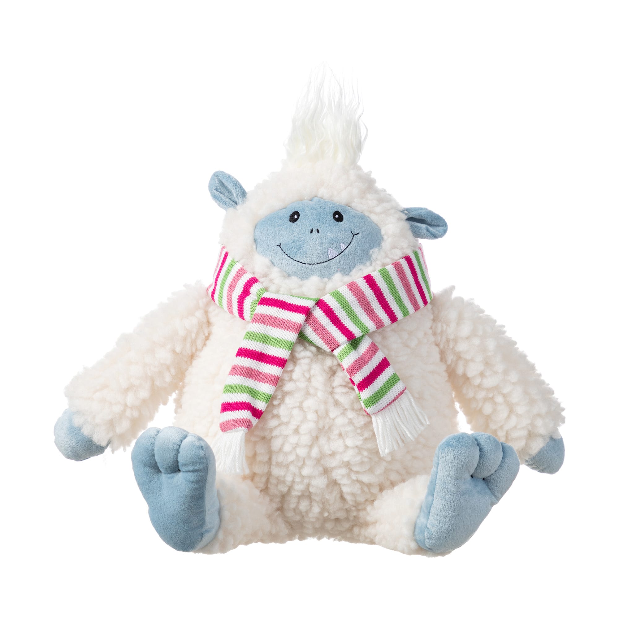 Glitzhome&#xAE; 21.75&#x22;H Christmas Fabric Yeti Shelf Sitter