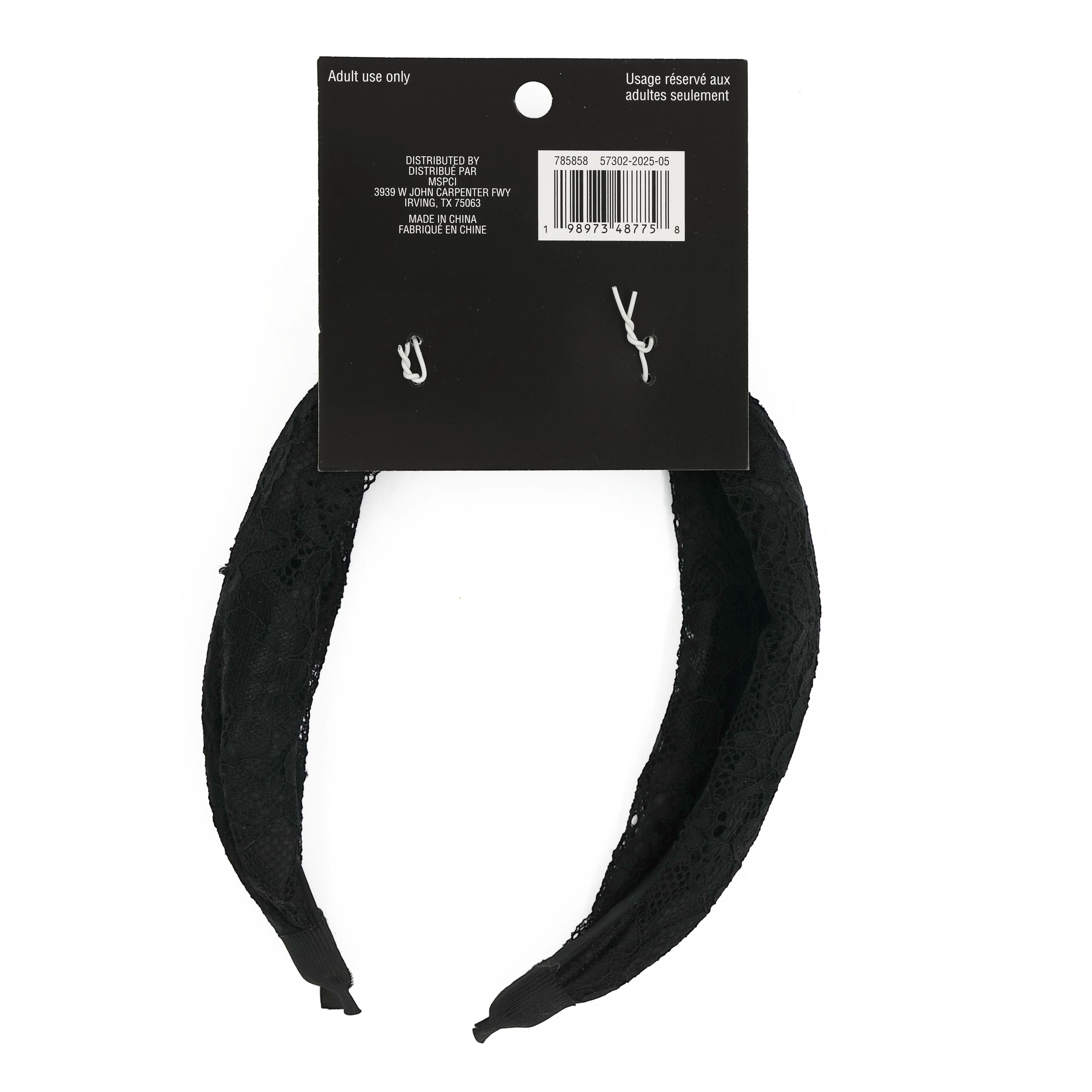 Black Lace Headband by Celebrate It&#x2122;