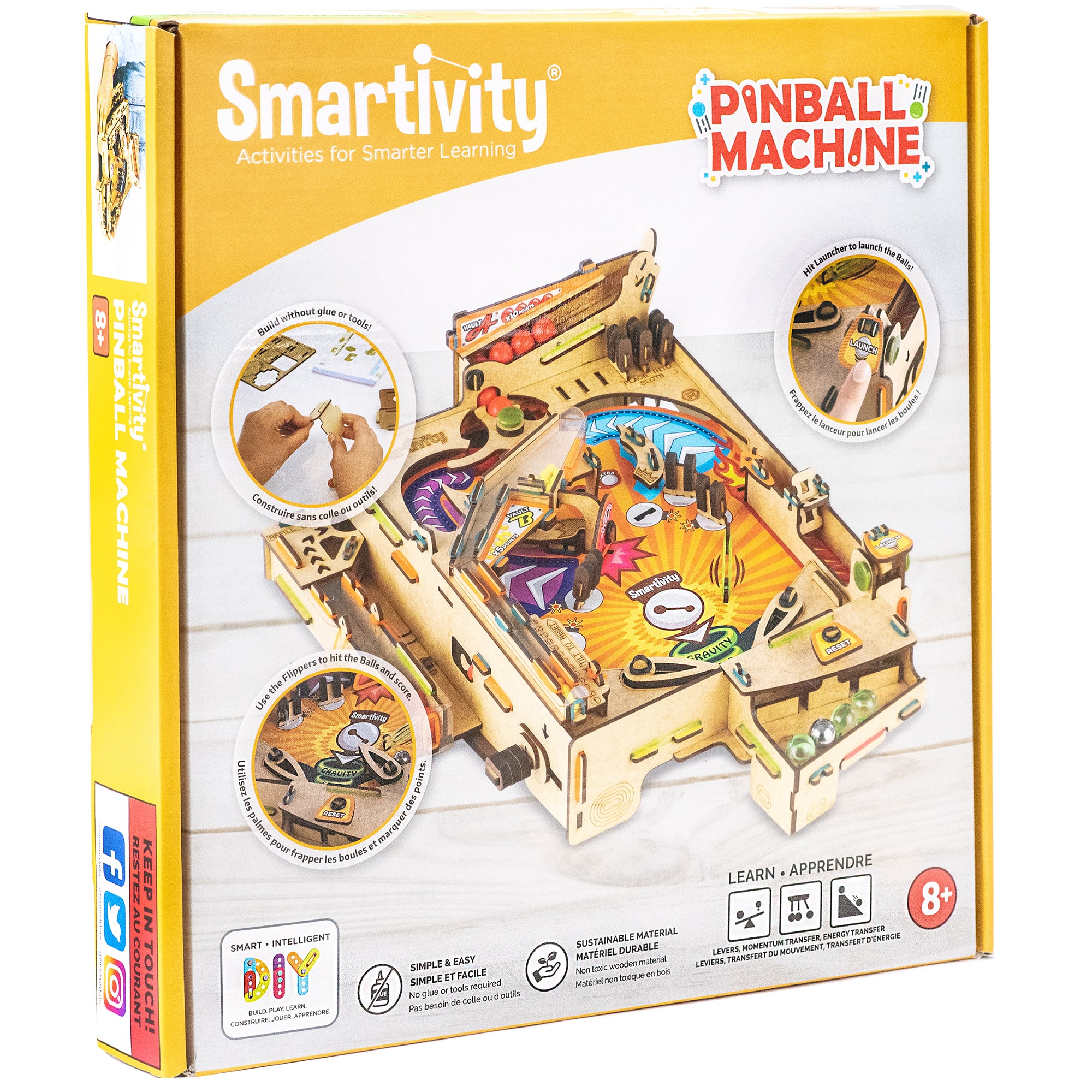 Elenco Smartivity DIY Toy Tabletop Pinball Machine