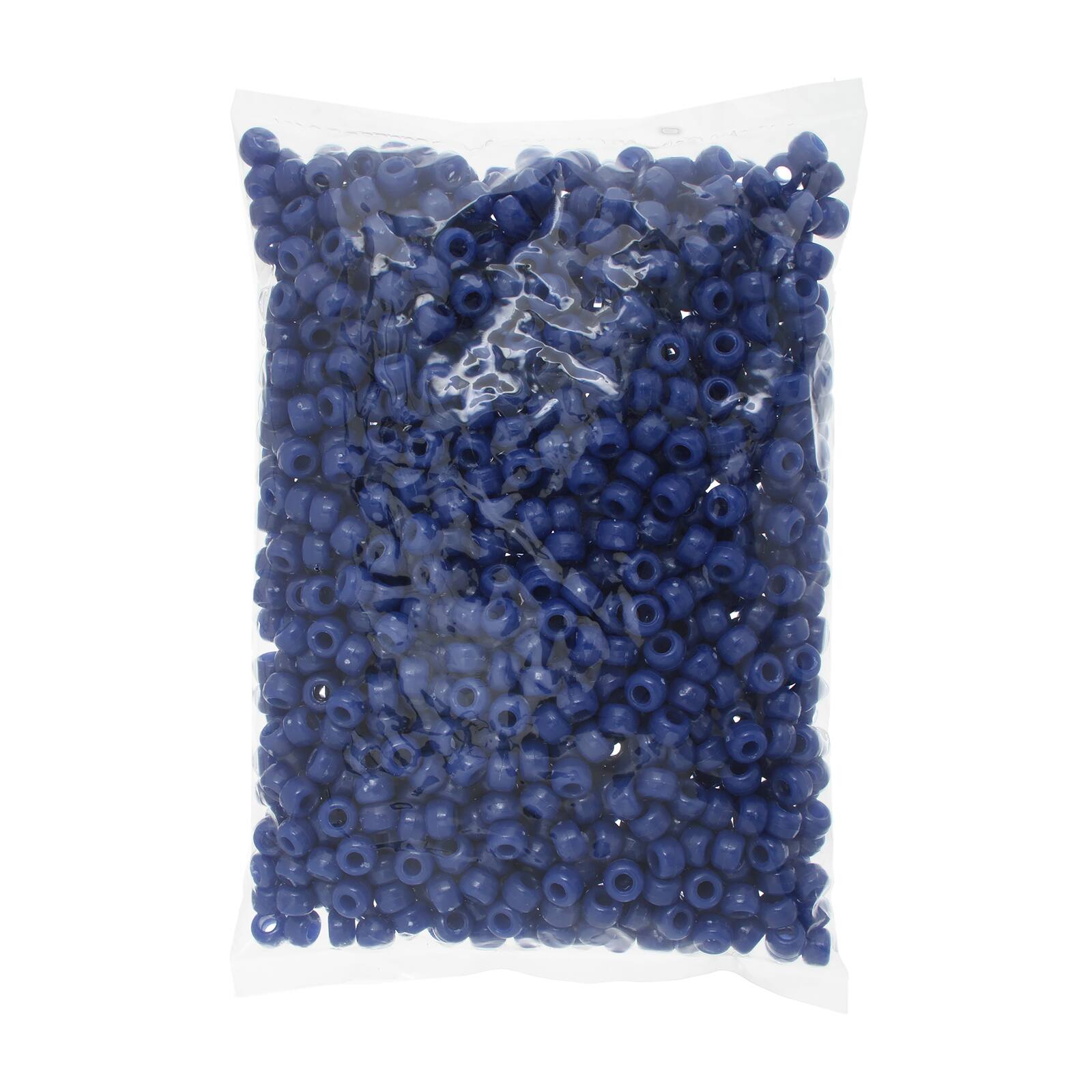 John Bead 9mm Opaque Plastic Pony Beads, 1,000ct.