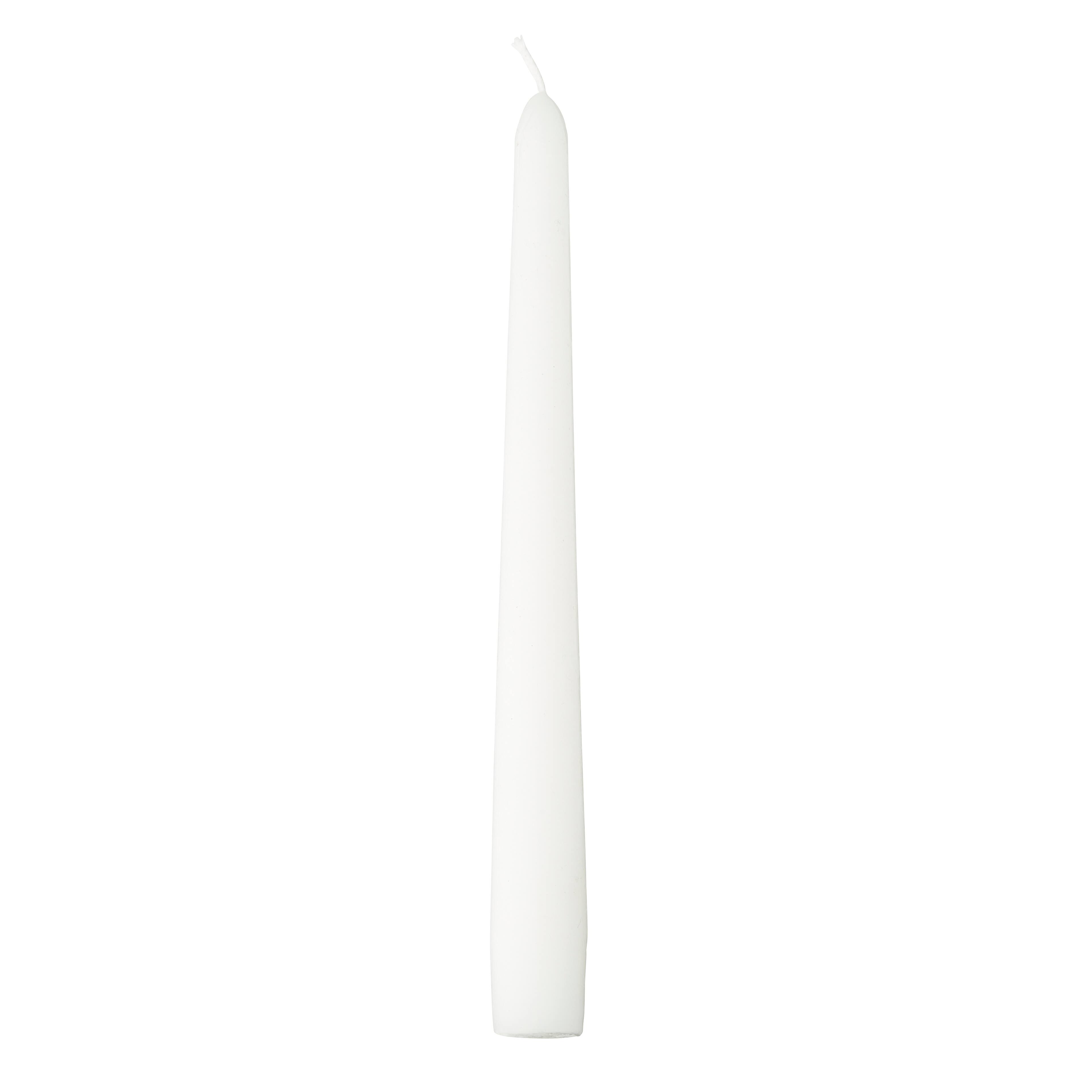 48 Pack: 8&#x22; White Taper Candle by Ashland&#xAE;