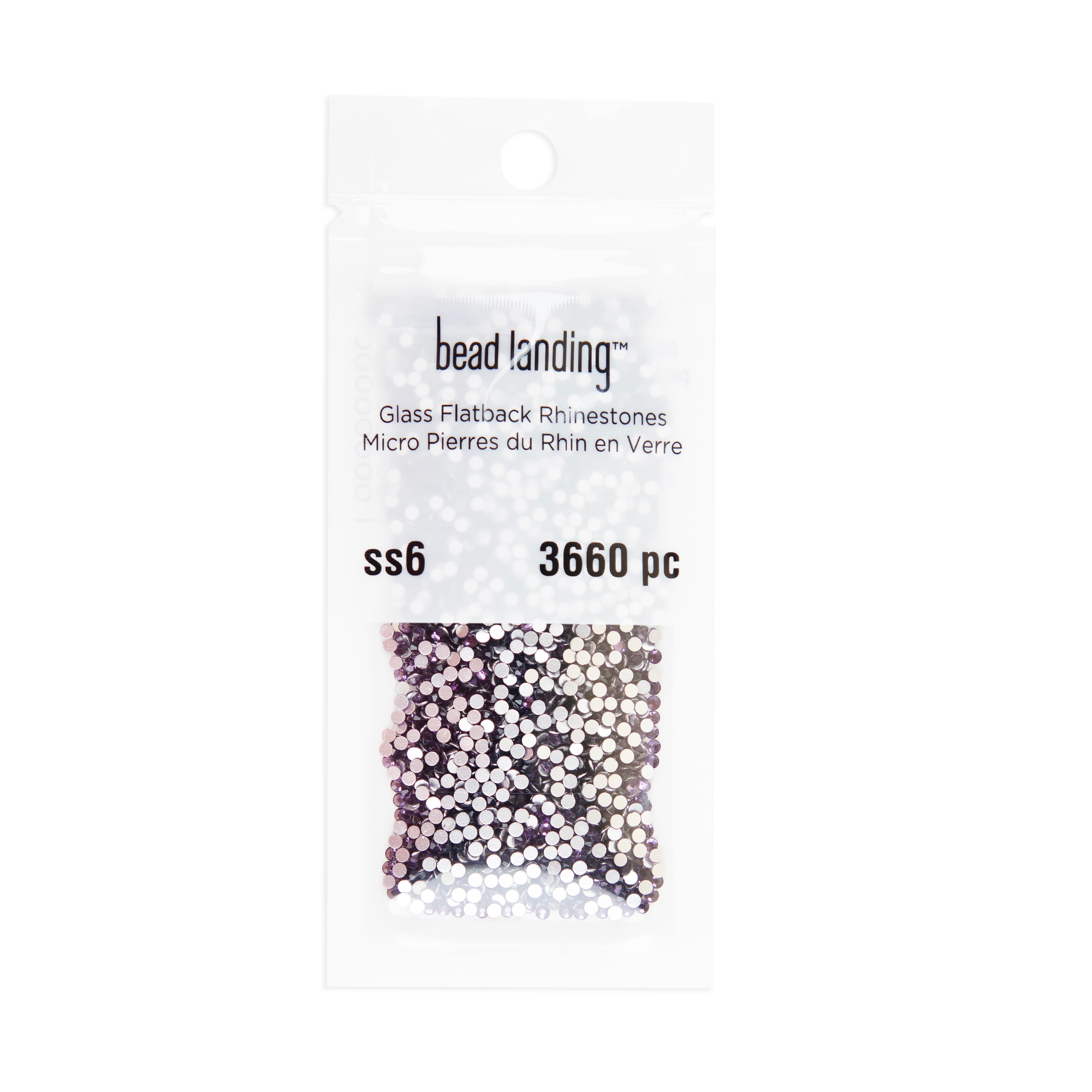 12 Pack: SS6 Glass Flatback Rhinestones by Bead Landing™