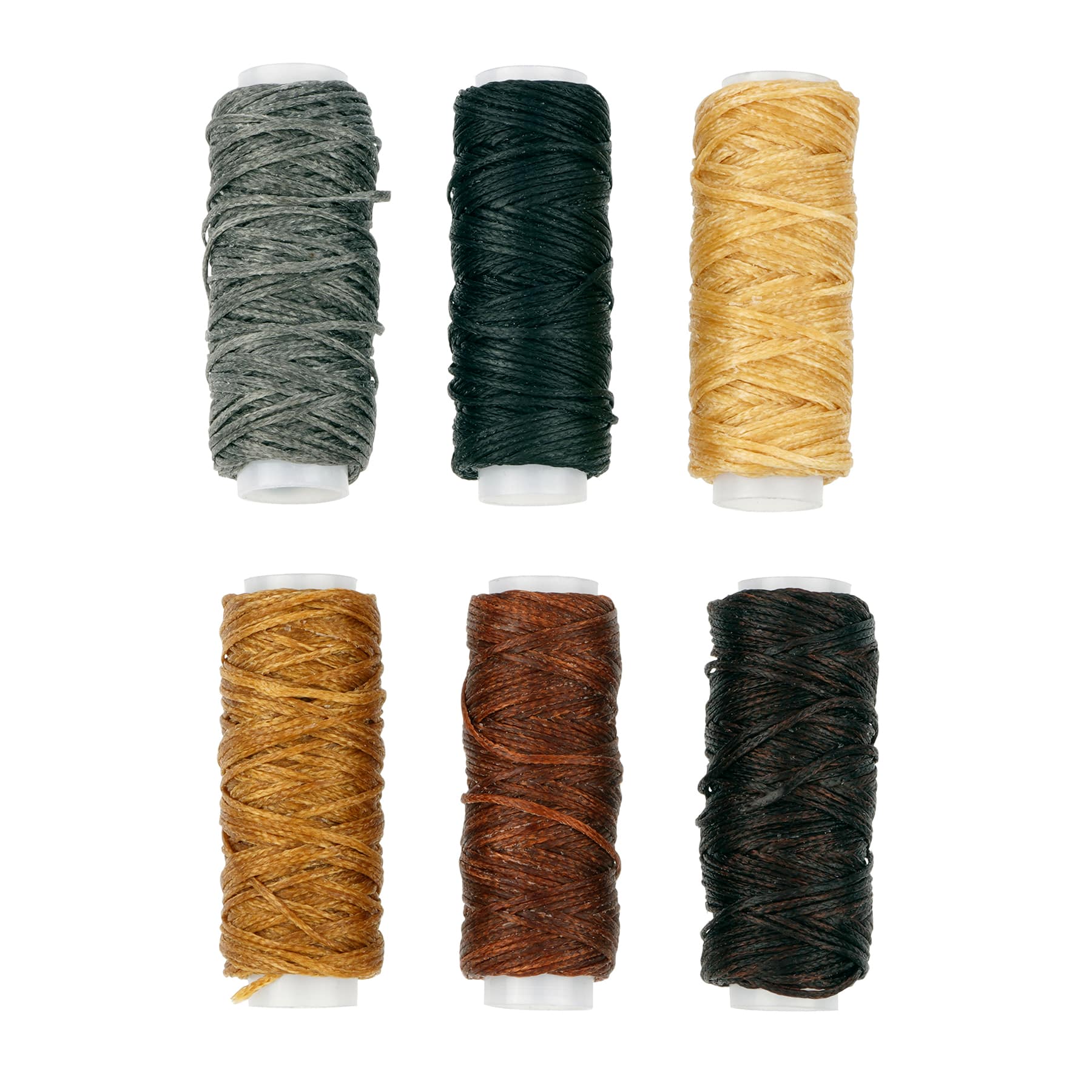 6 Pack: Neutral Waxed Thread Pack by ArtMinds™