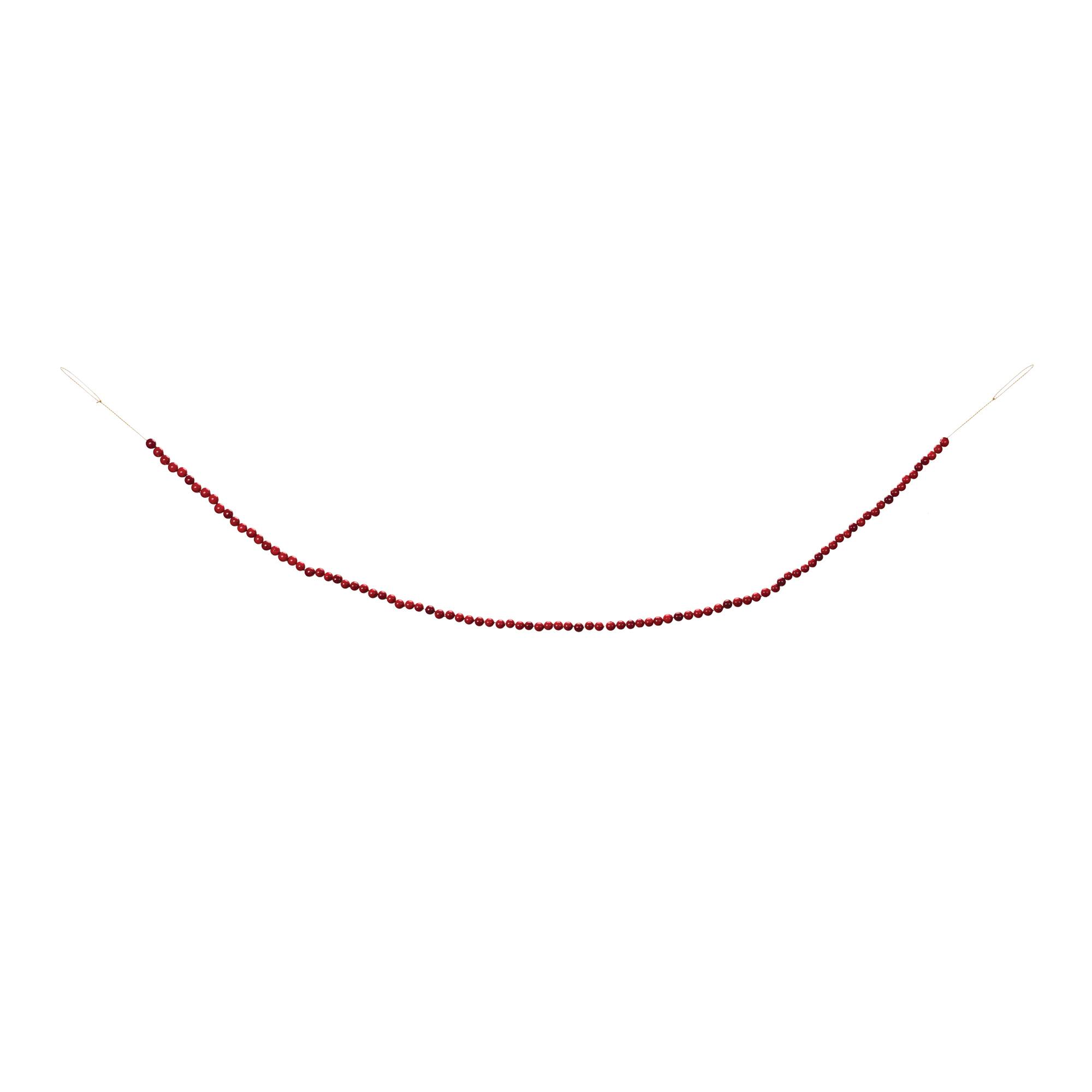 6ft. Cranberry String Garlands, 2ct.