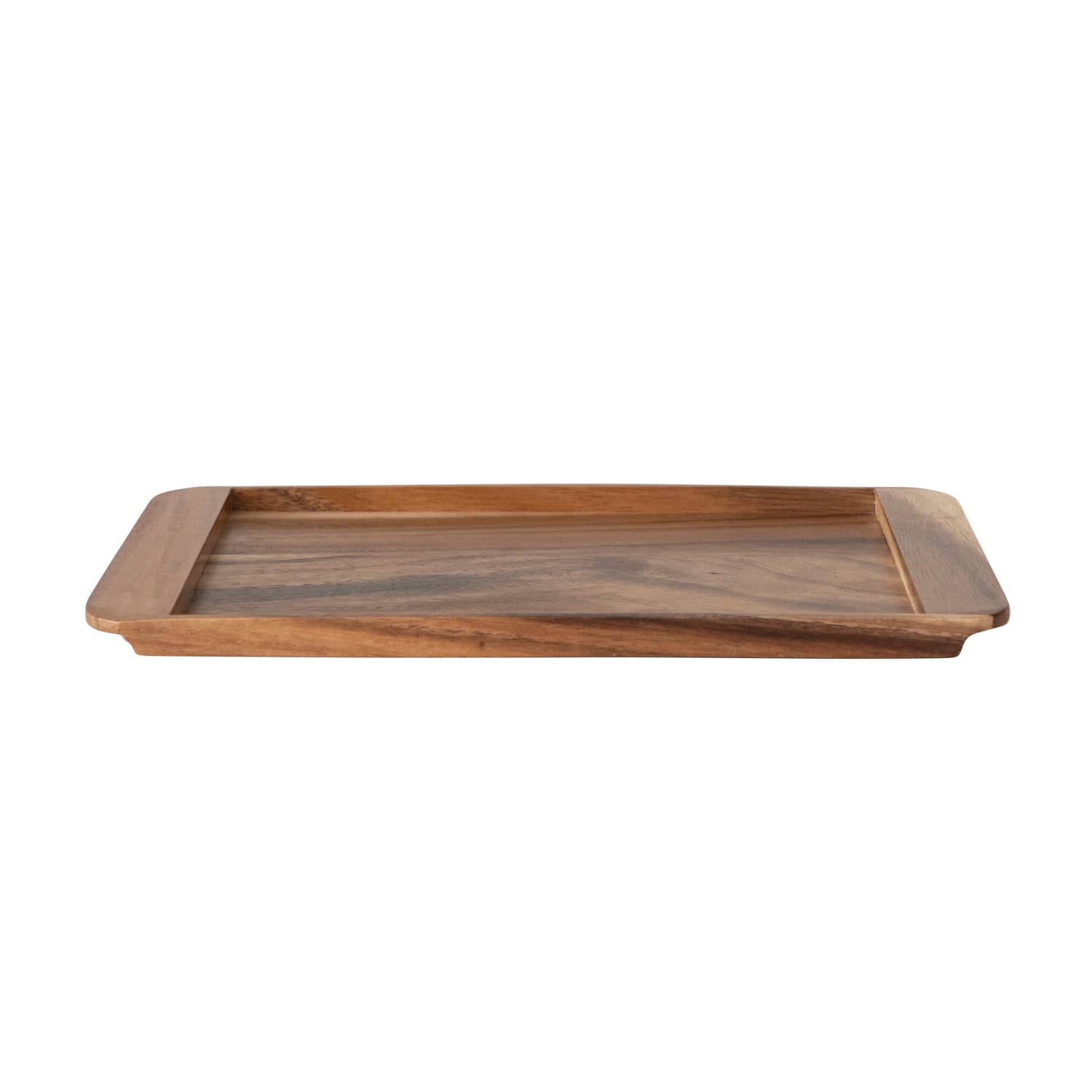 14.5&#x22; Wide Natural Suar Wood Serving Platter &#x26; Tray