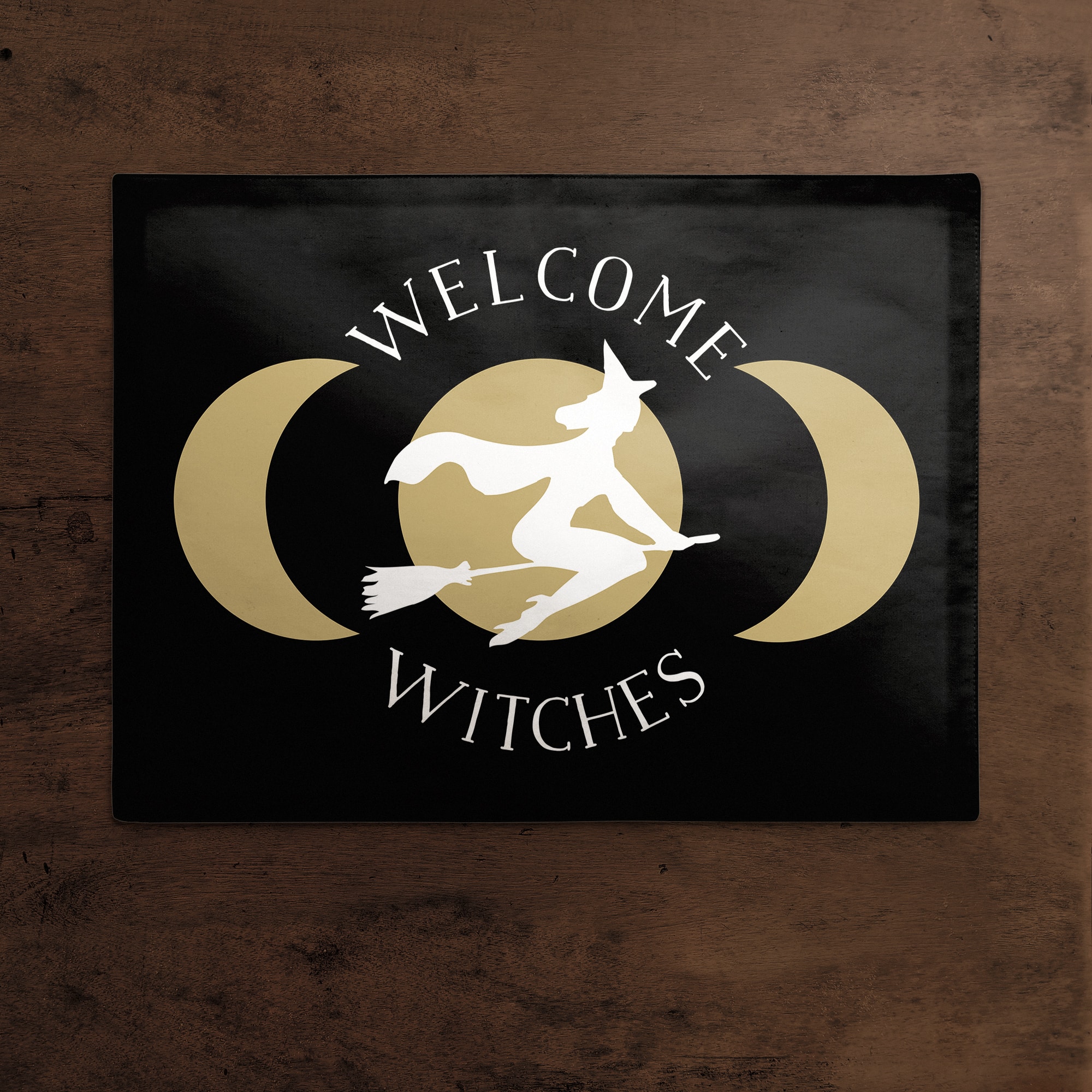 Welcome Witches Polyester Twill Placemat