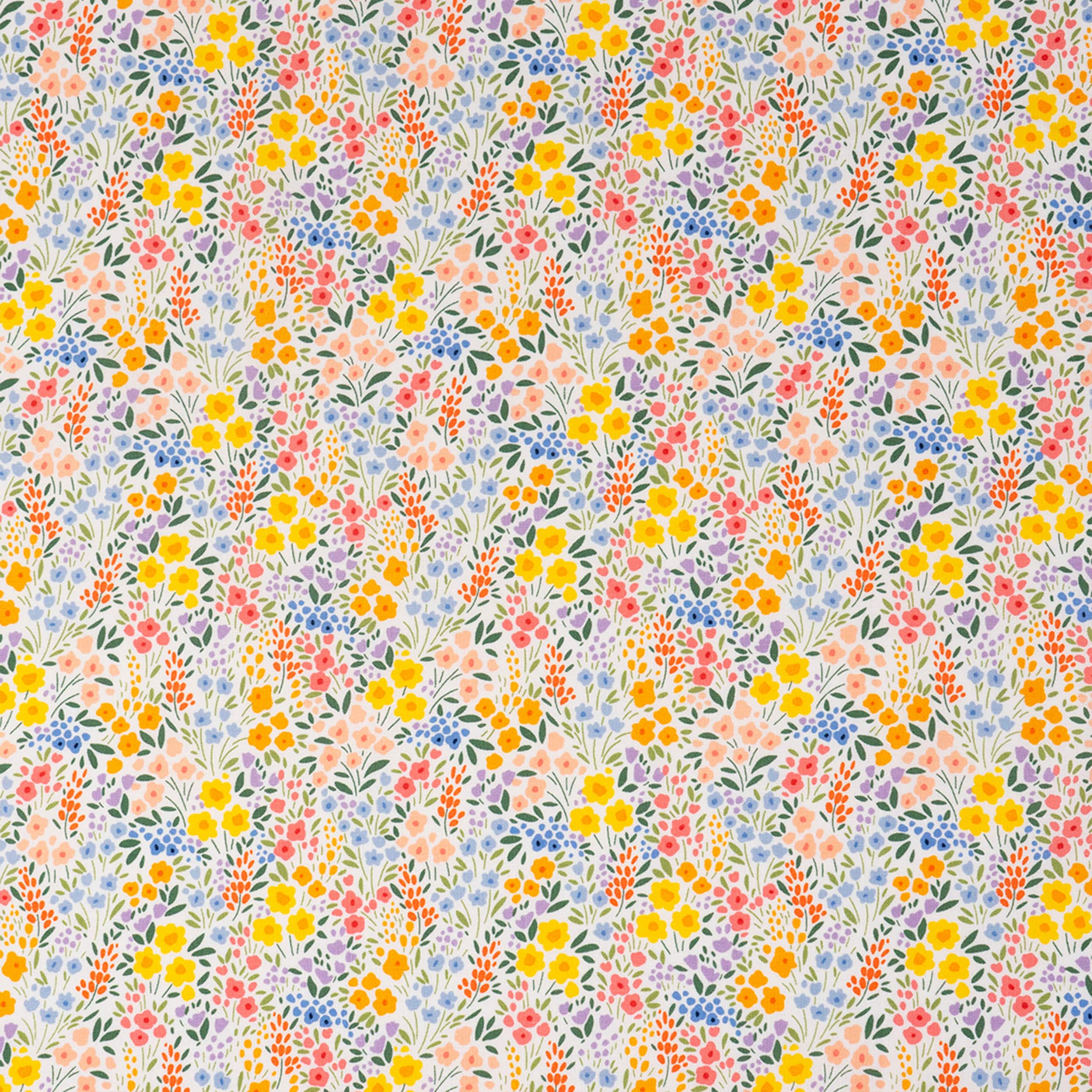SINGER Spring Gnome Floral Cotton Fabric