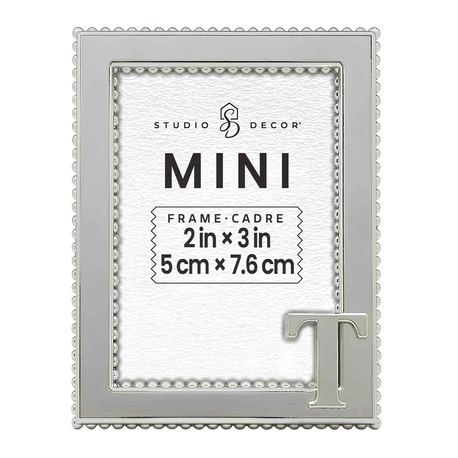 Mini Silver T Frame by Studio Décor®