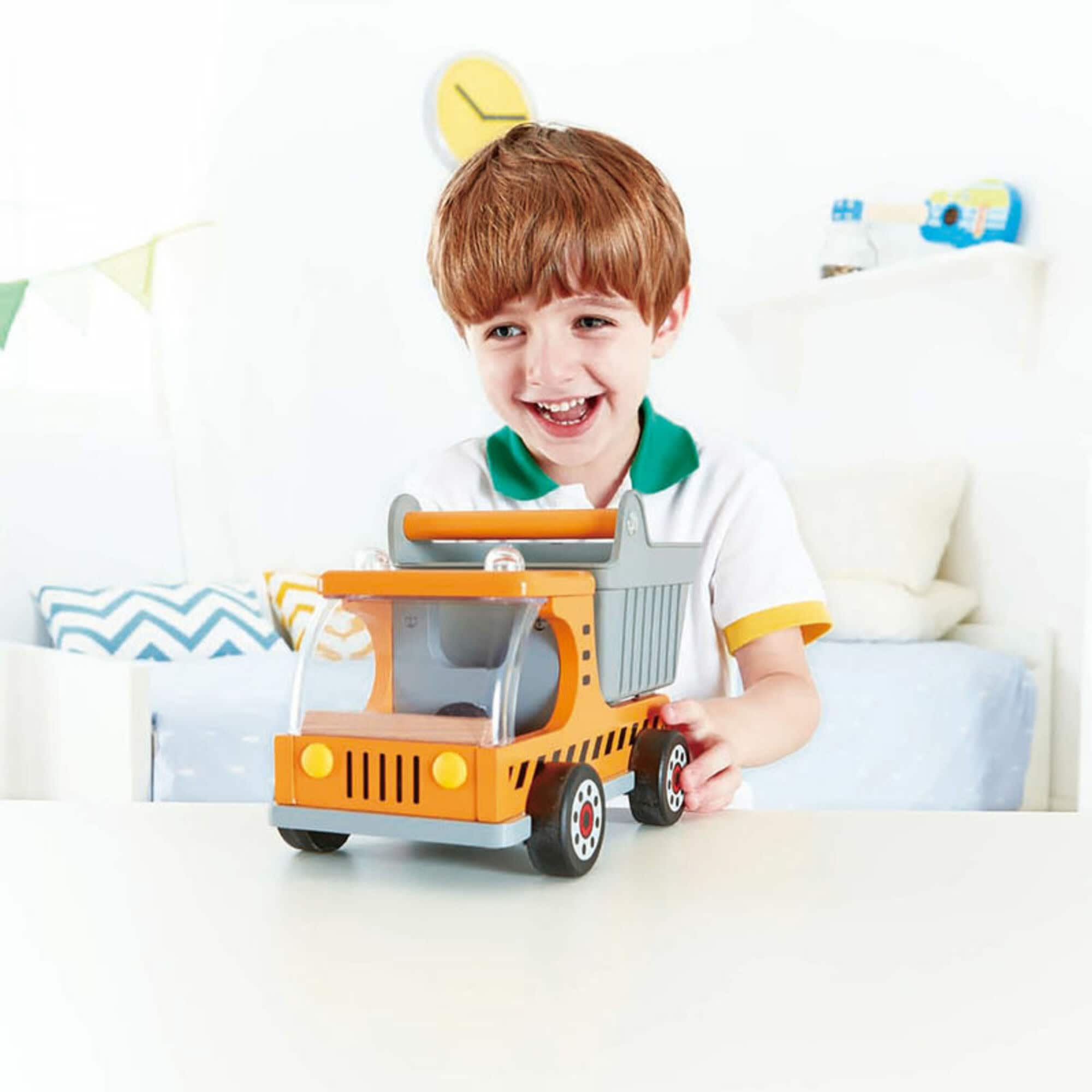 Hape Yellow Dumper Truck