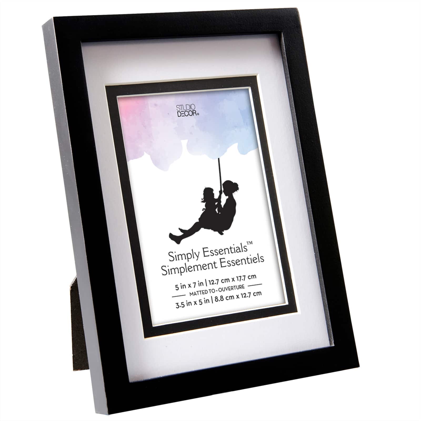 12 Pack: Black Linear Frame with Double Mat, Simply Essentials™ by Studio Décor®