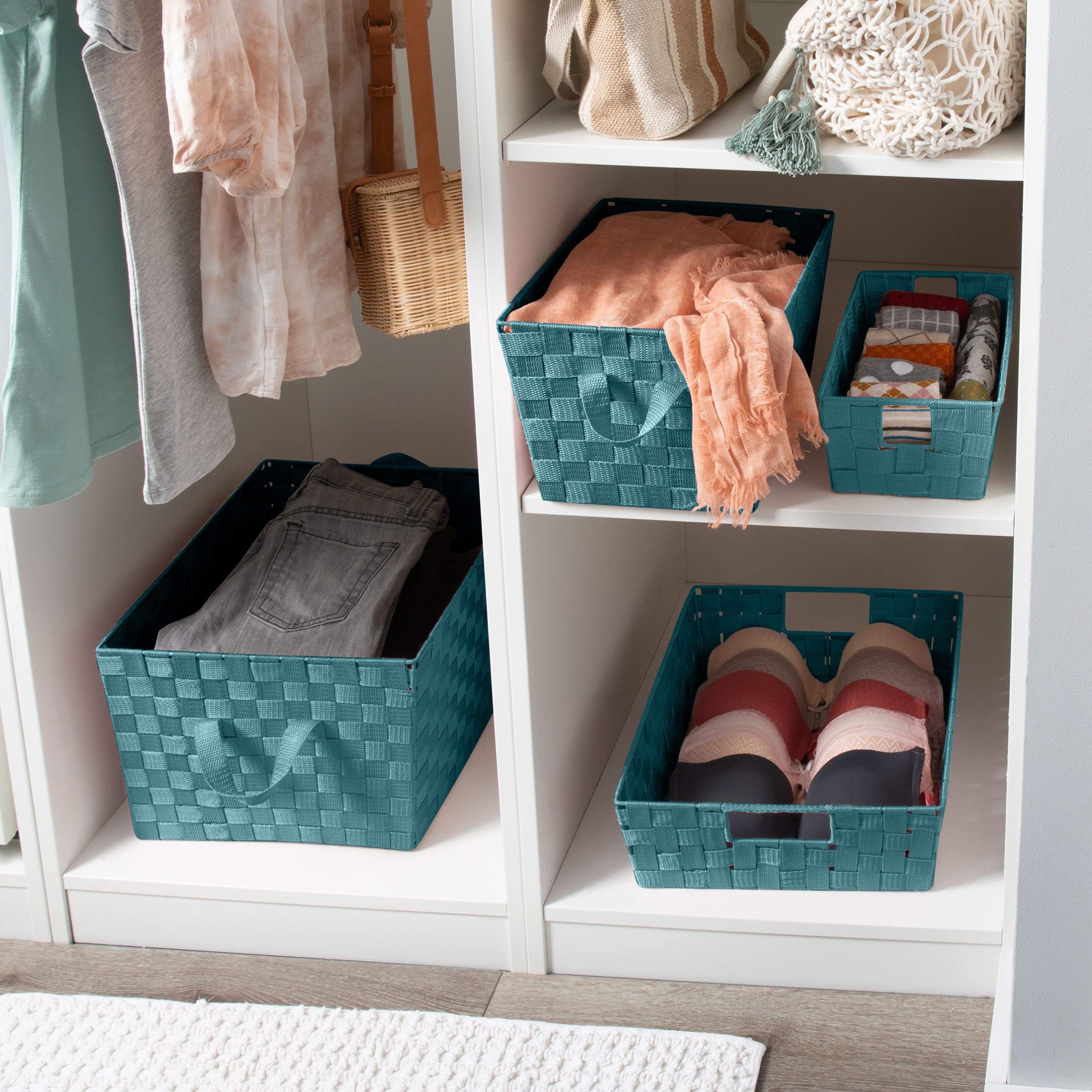 Simplify Large Woven Storage Bin
