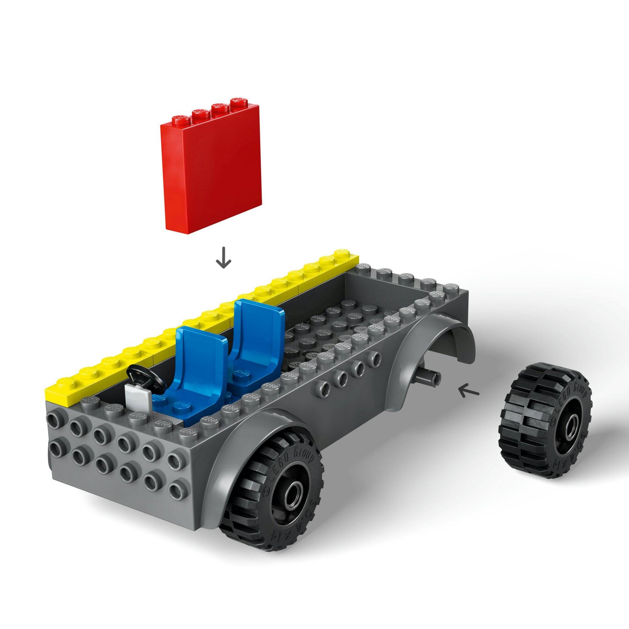 LEGO&#xAE; City Fire Ladder Truck, Firefighter Toy Vehicle Gift for Kids 60463