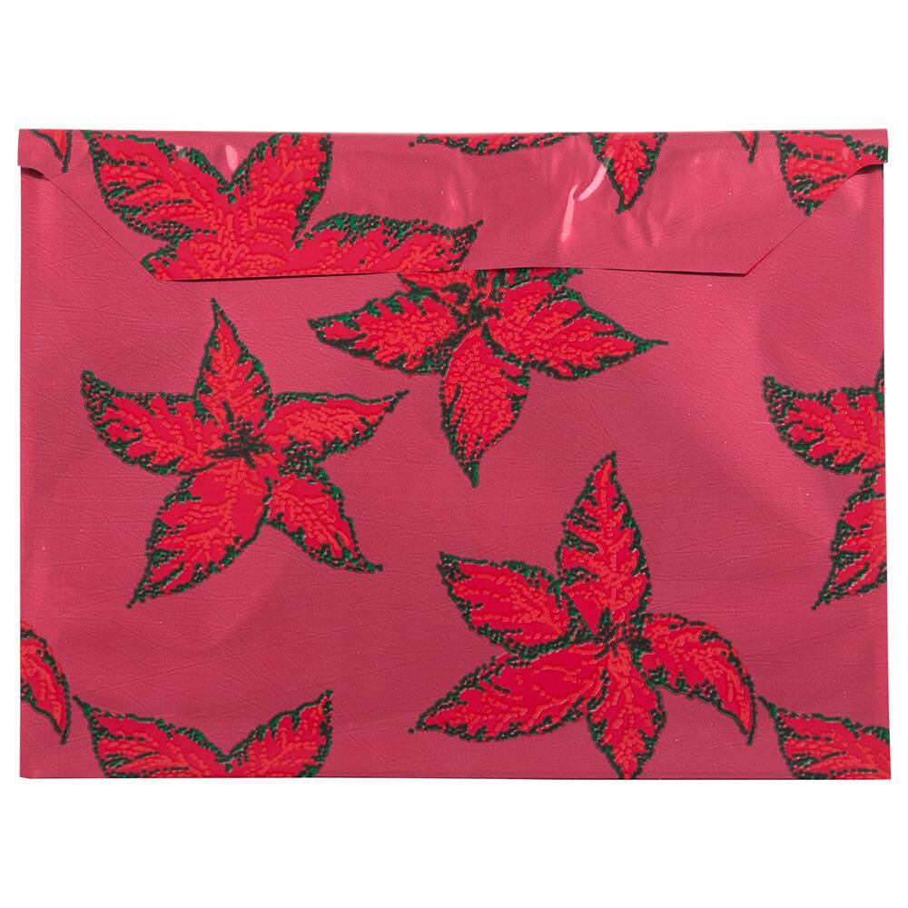 JAM Paper 5&#x22; x 6.12&#x22; Red Holly Premium Foil Self Adhesive Closure Booklet Envelopes