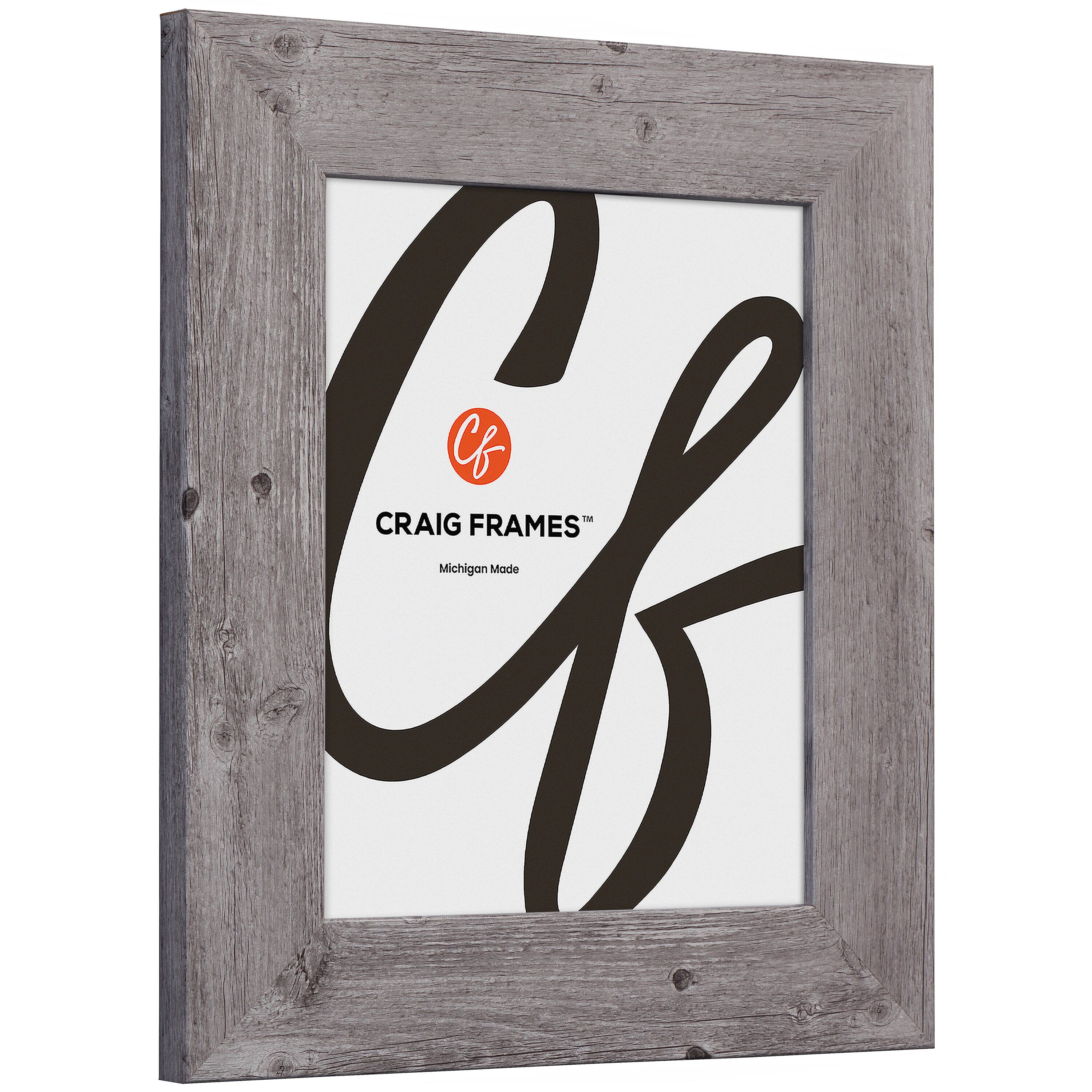 2 Pack Craig Frames American Barn Light Gray Picture Frame