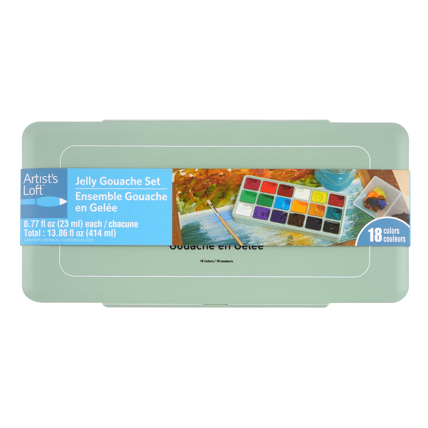 Jelly Gouache 18 Color Paint Set by Artist&#x27;s Loft&#x2122;