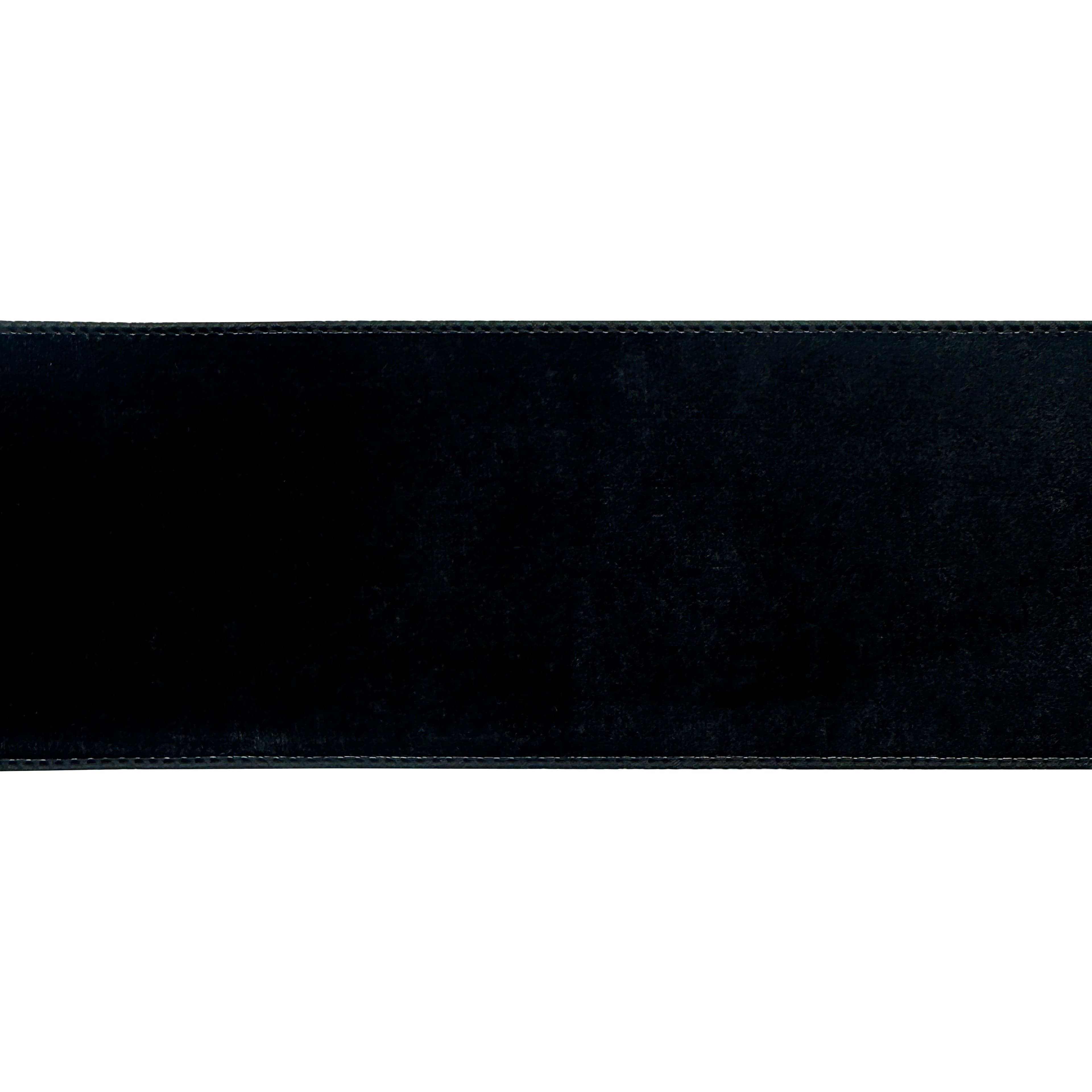 3.5&#x22; x 25ft. Black Wired Velvet Ribbon by Celebrate It&#xAE;