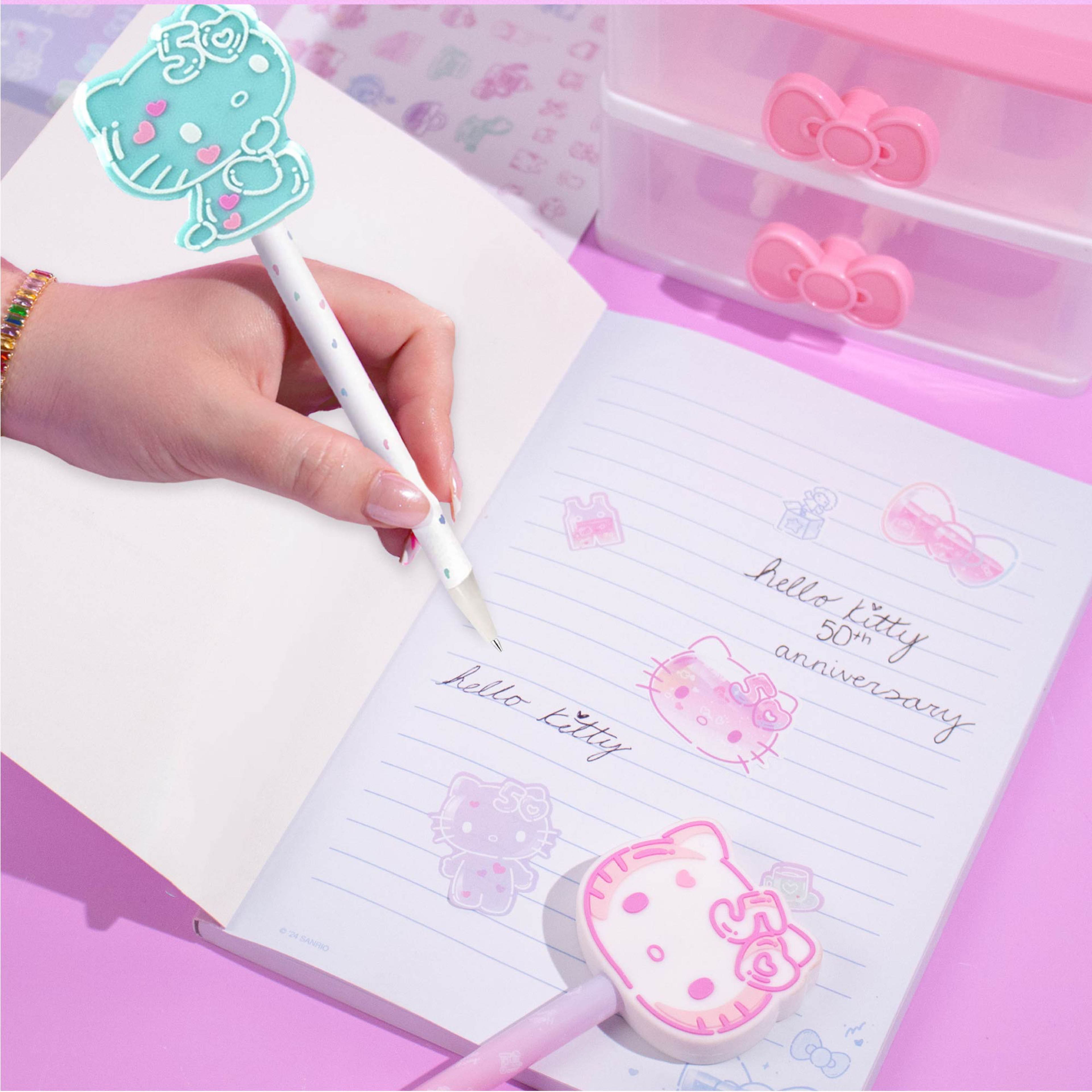 STMT&#xAE; Hello Kitty&#xAE; 50th Anniversary Blue Novelty Pen