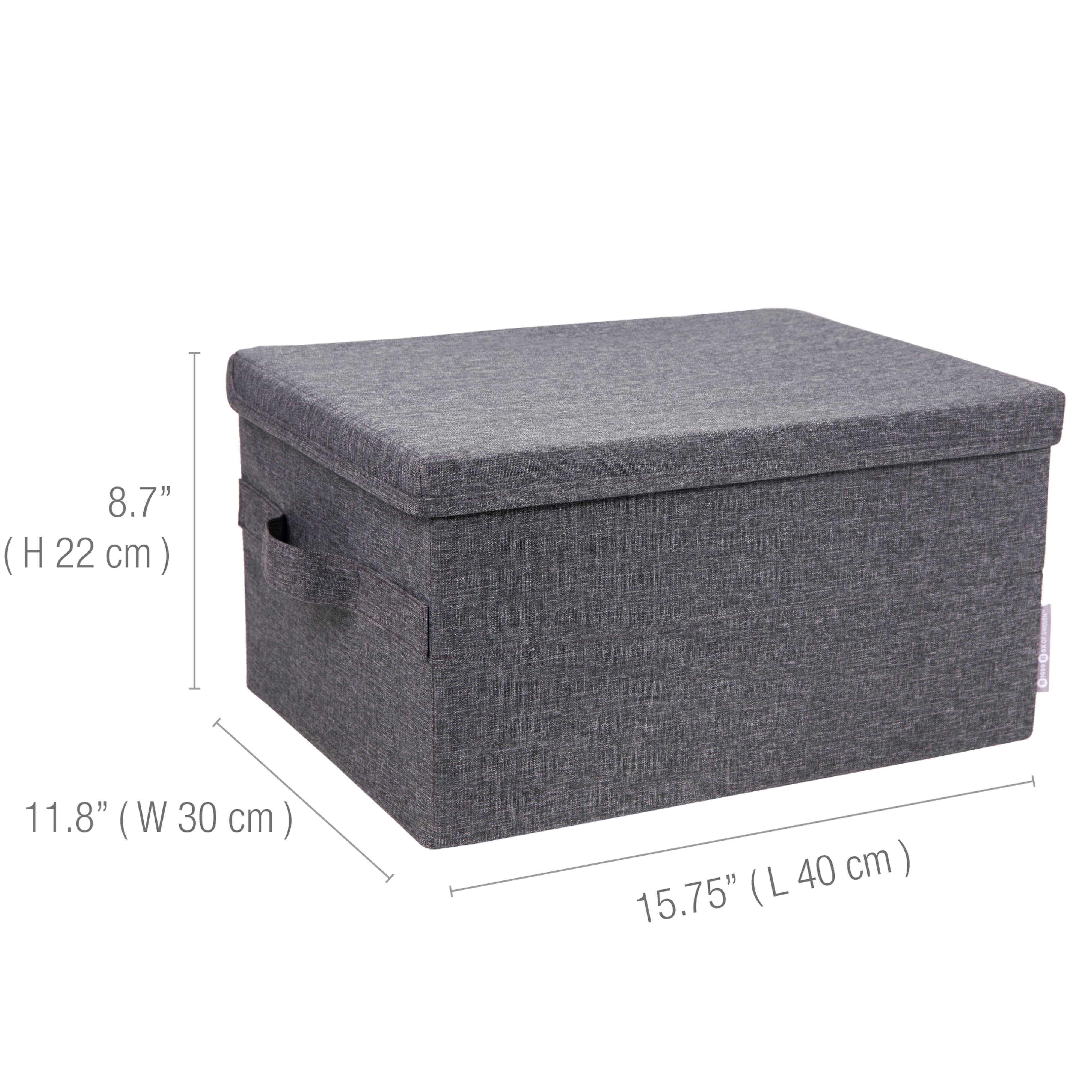 Bigso Gray Soft Storage Box | Michaels