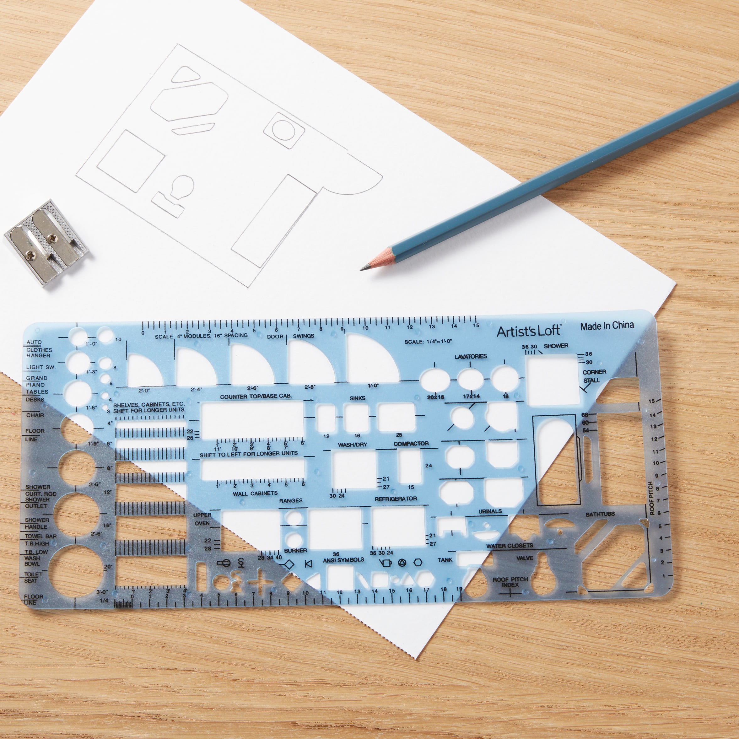 6 Pack: House Plan Template by Artist’s Loft™
