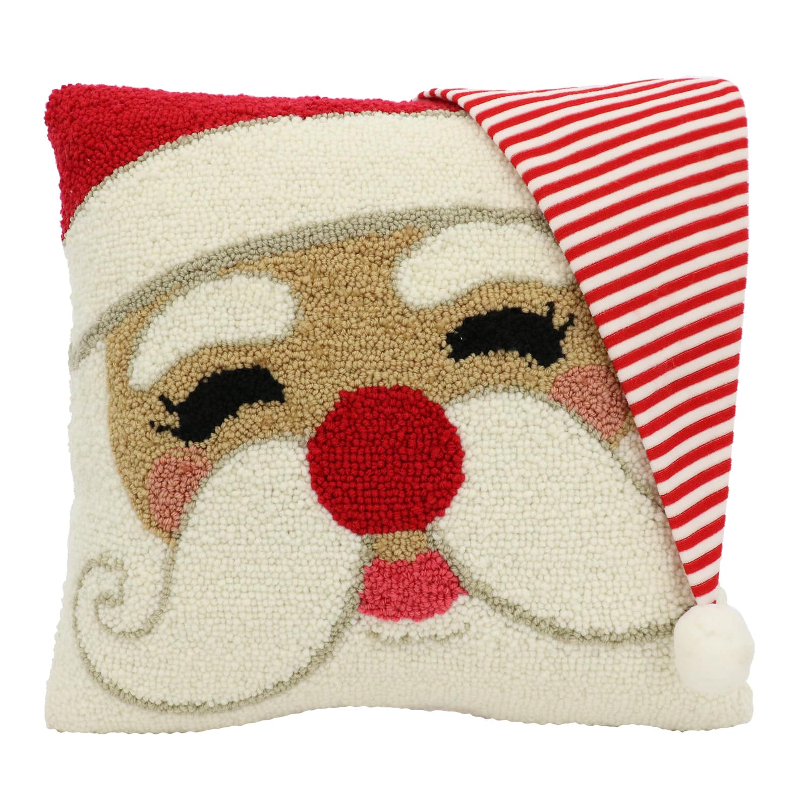 16&#x22; x 16&#x22; Santa Face Throw Pillow by Ashland&#xAE;