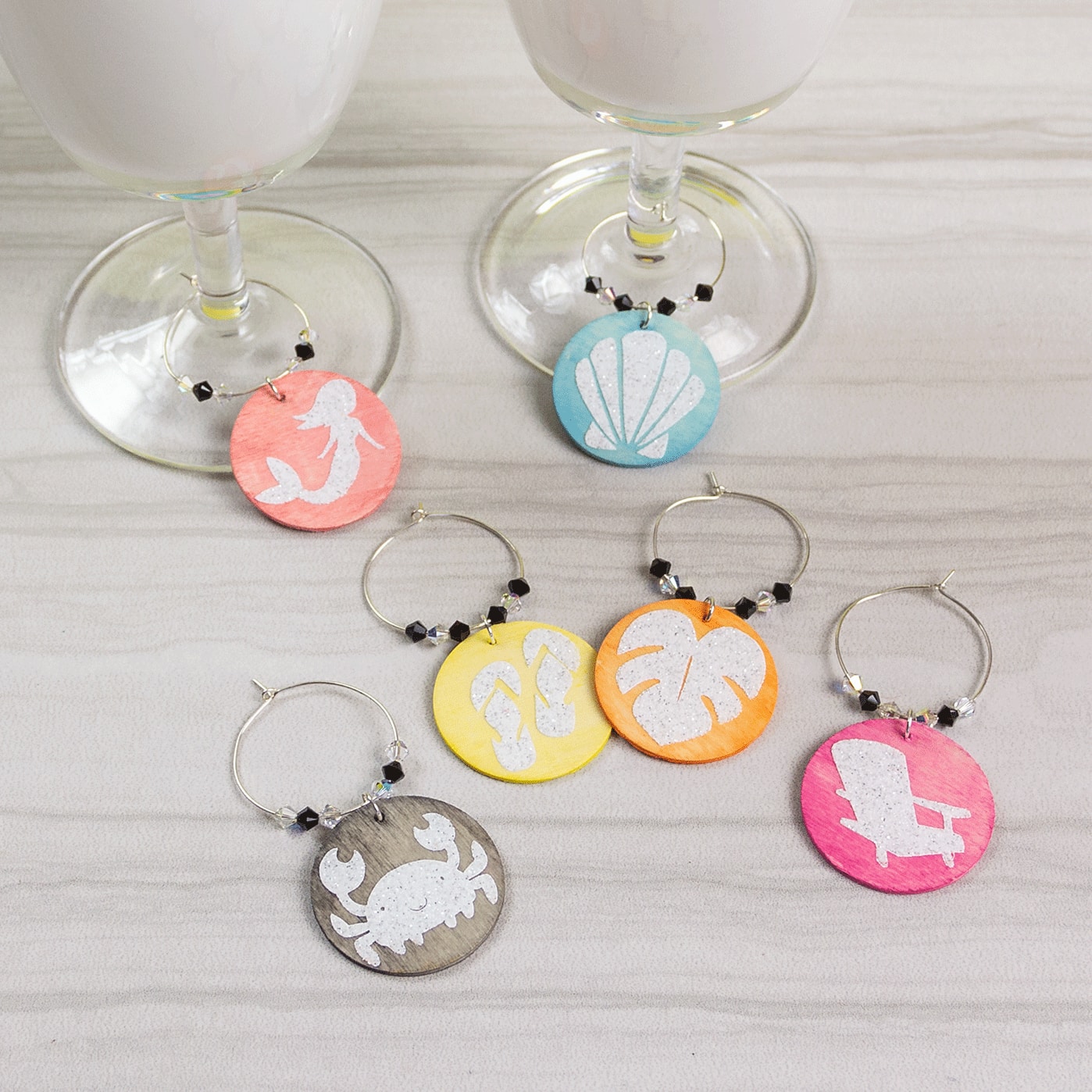 Easter Wine Charms: Easy Craft Idea for DIY Gift