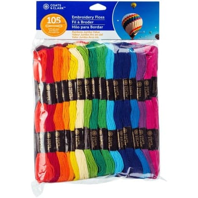 Coats & Clark 6-Strand Embroidery Floss Jumbo Pack, Rainbow | Michaels