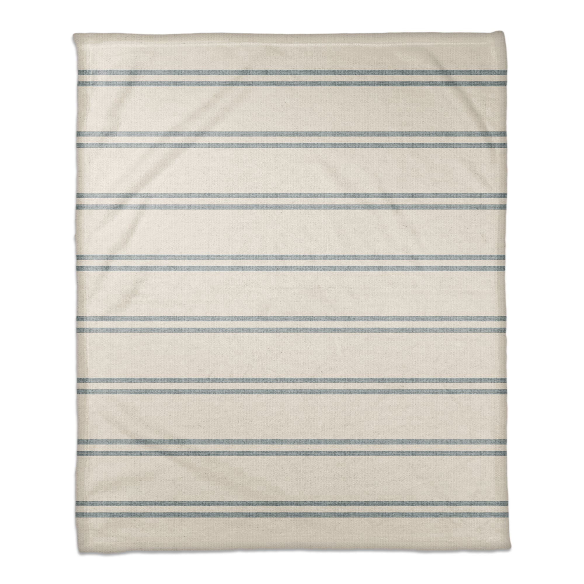 Stripe Coral Fleece Blanket