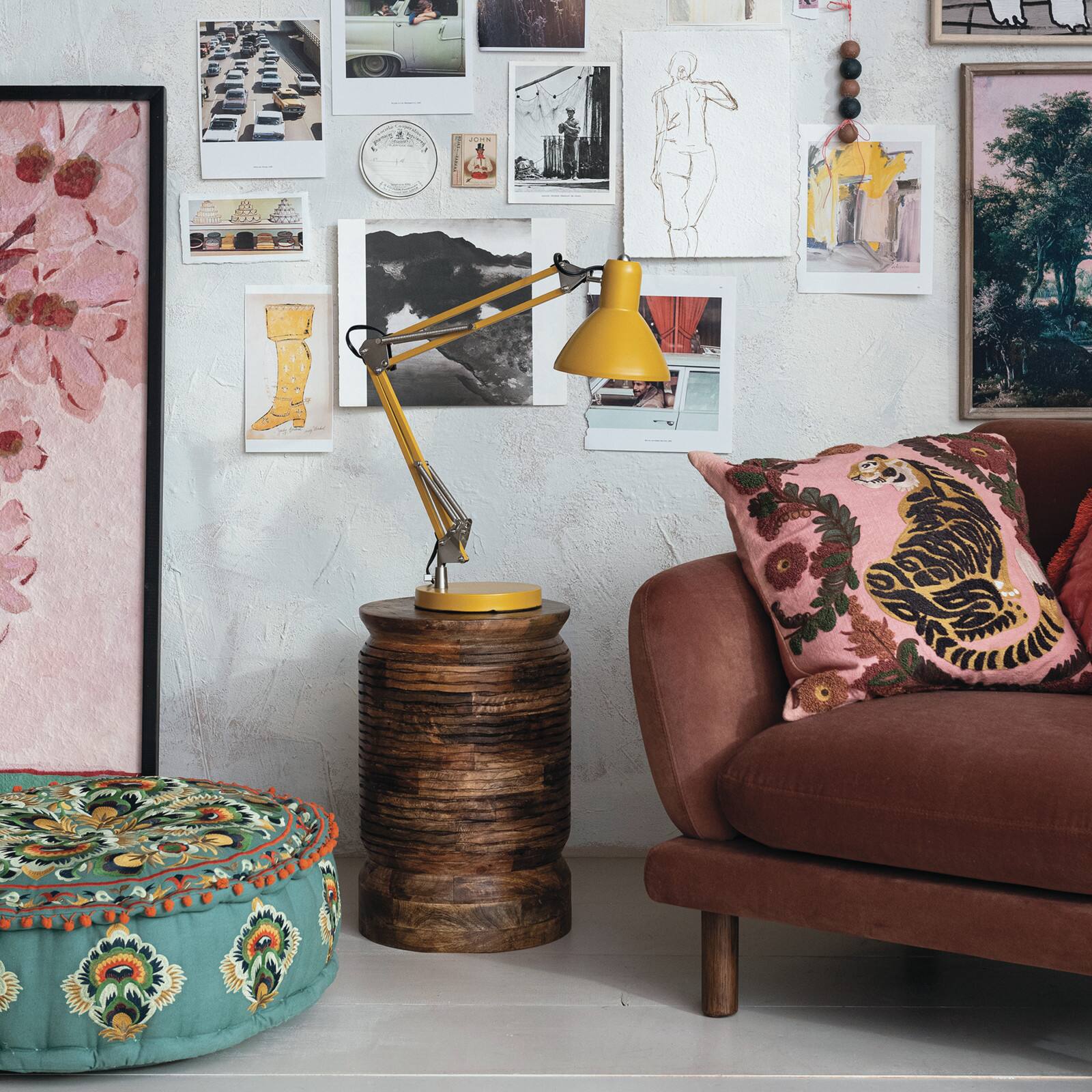 Hello Honey&#xAE; 23.5&#x22; Yellow Sunbeam Articulated Table Lamp