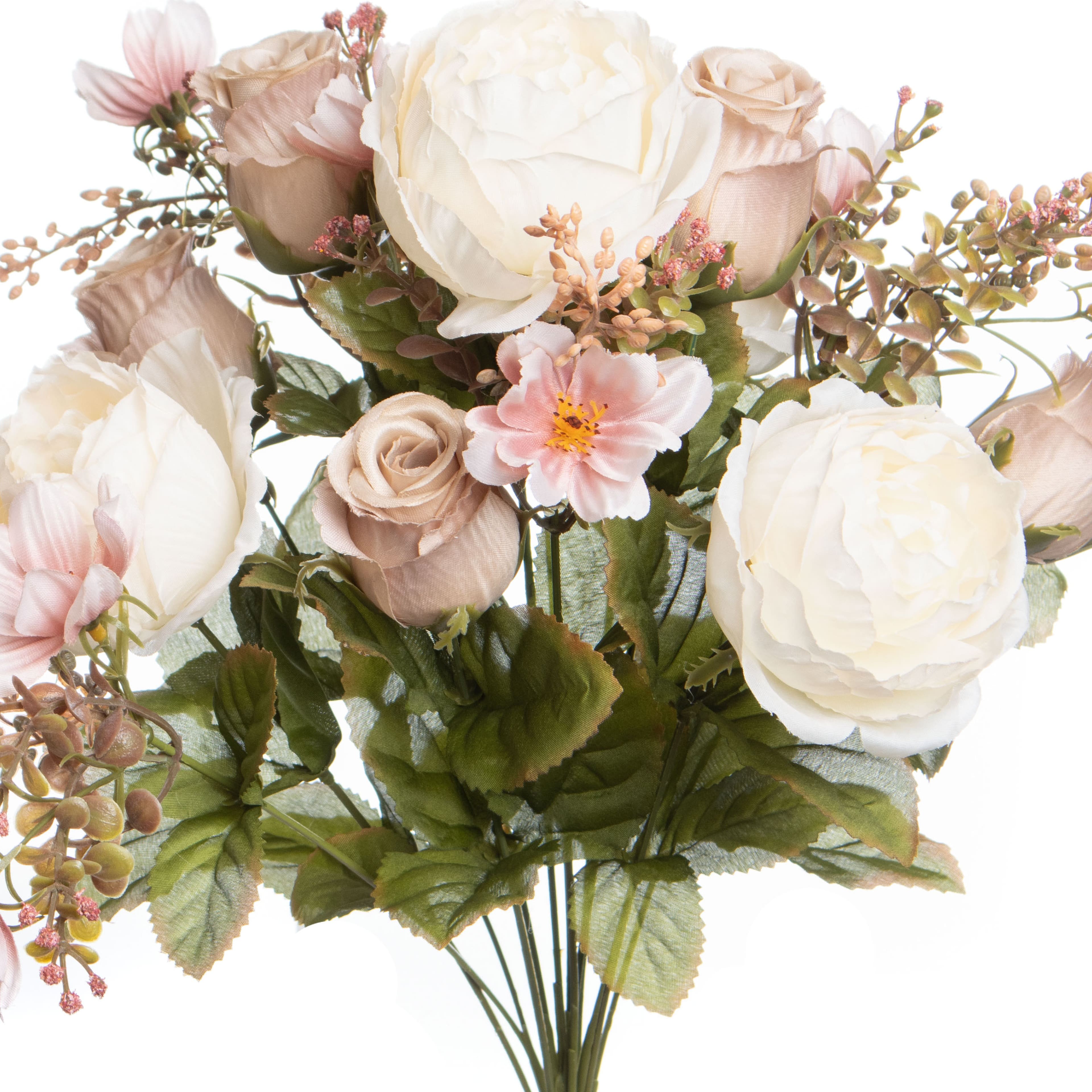20&#x22; Purple Rose &#x26; Peony Mix Deluxe Bush by Ashland&#xAE;