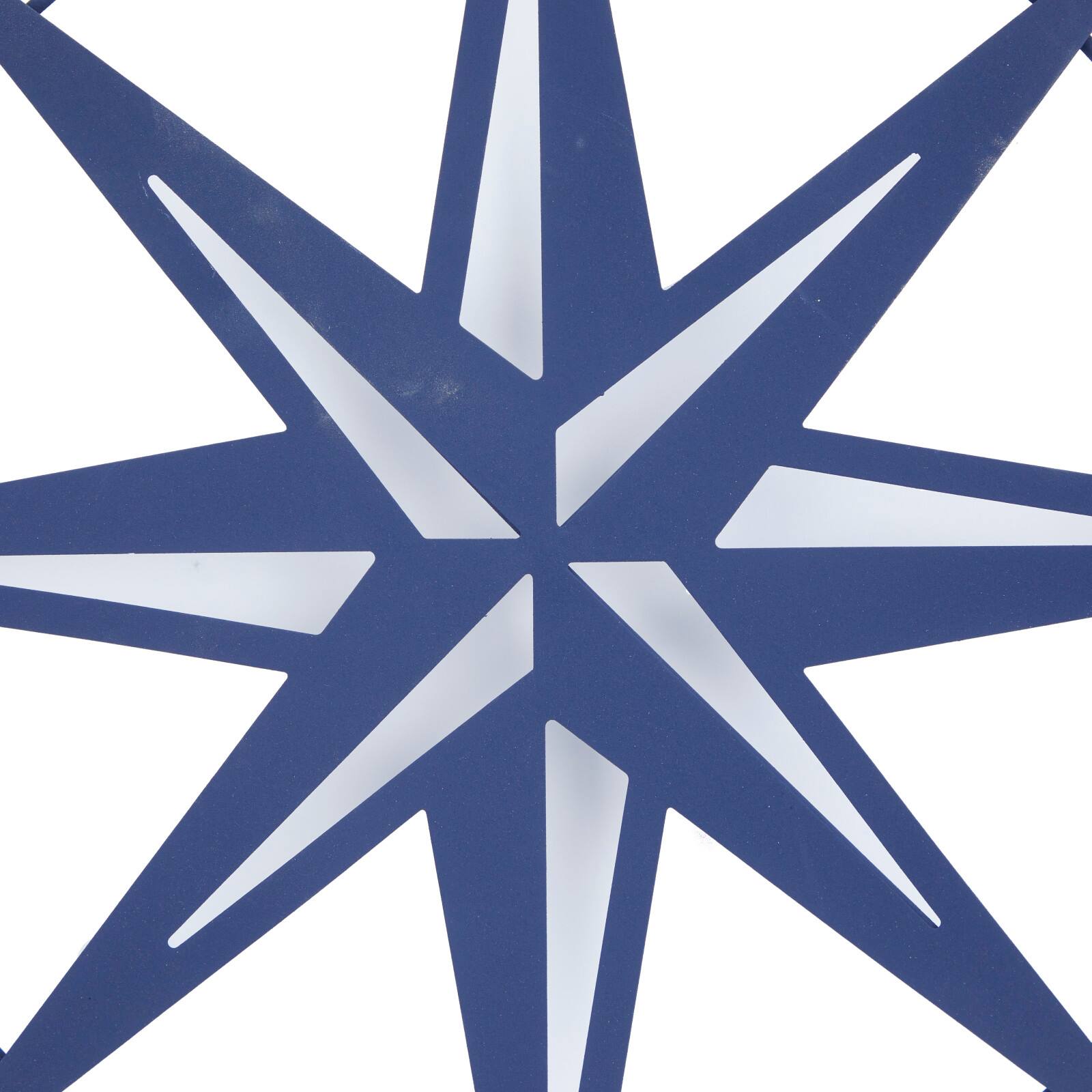 Blue Iron Contemporary Wall Decor, 26" x 48" x 1"